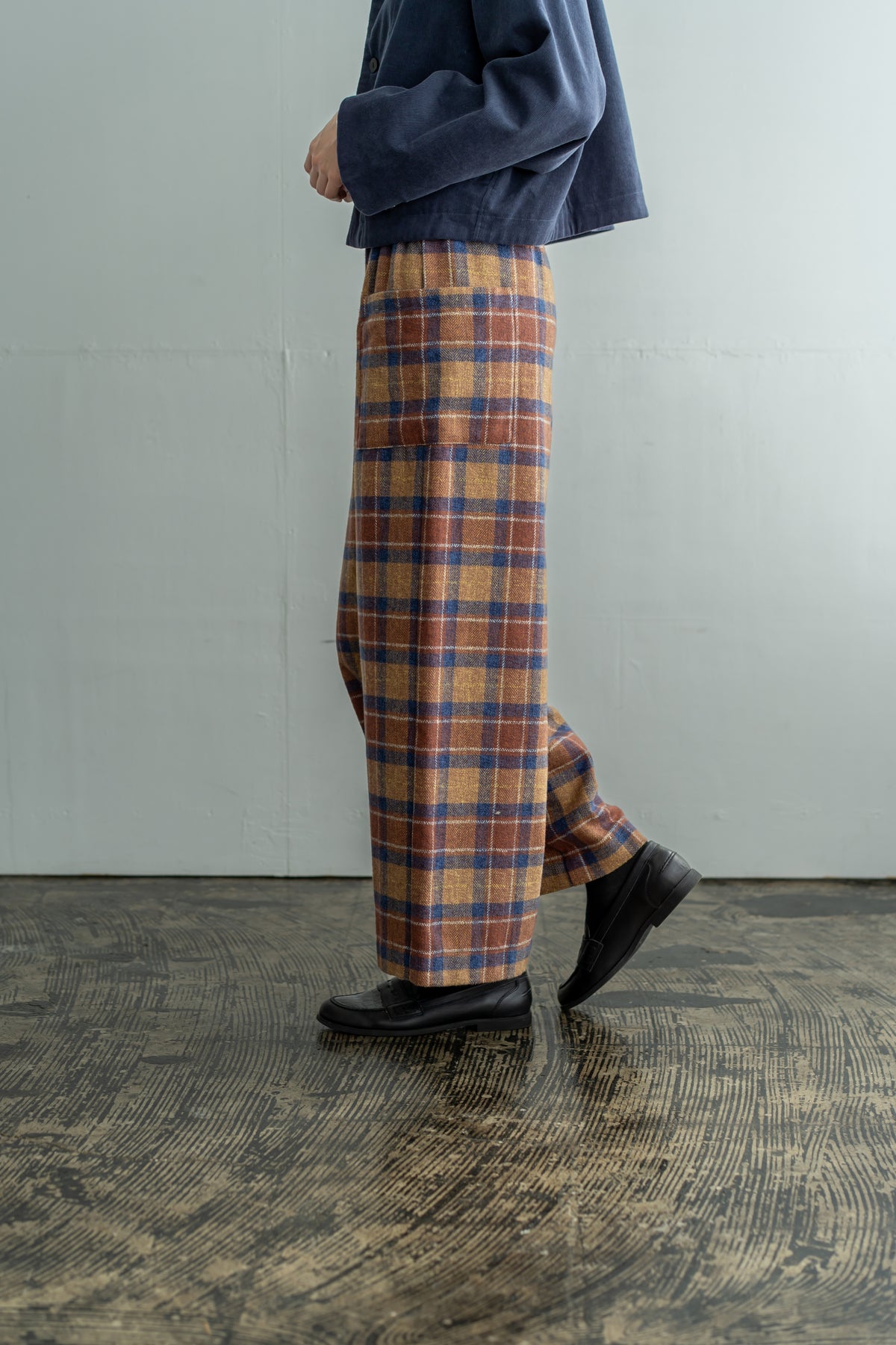 YARRA　ヴィンテージ起毛三つ杢パンツ　YR-1655-263