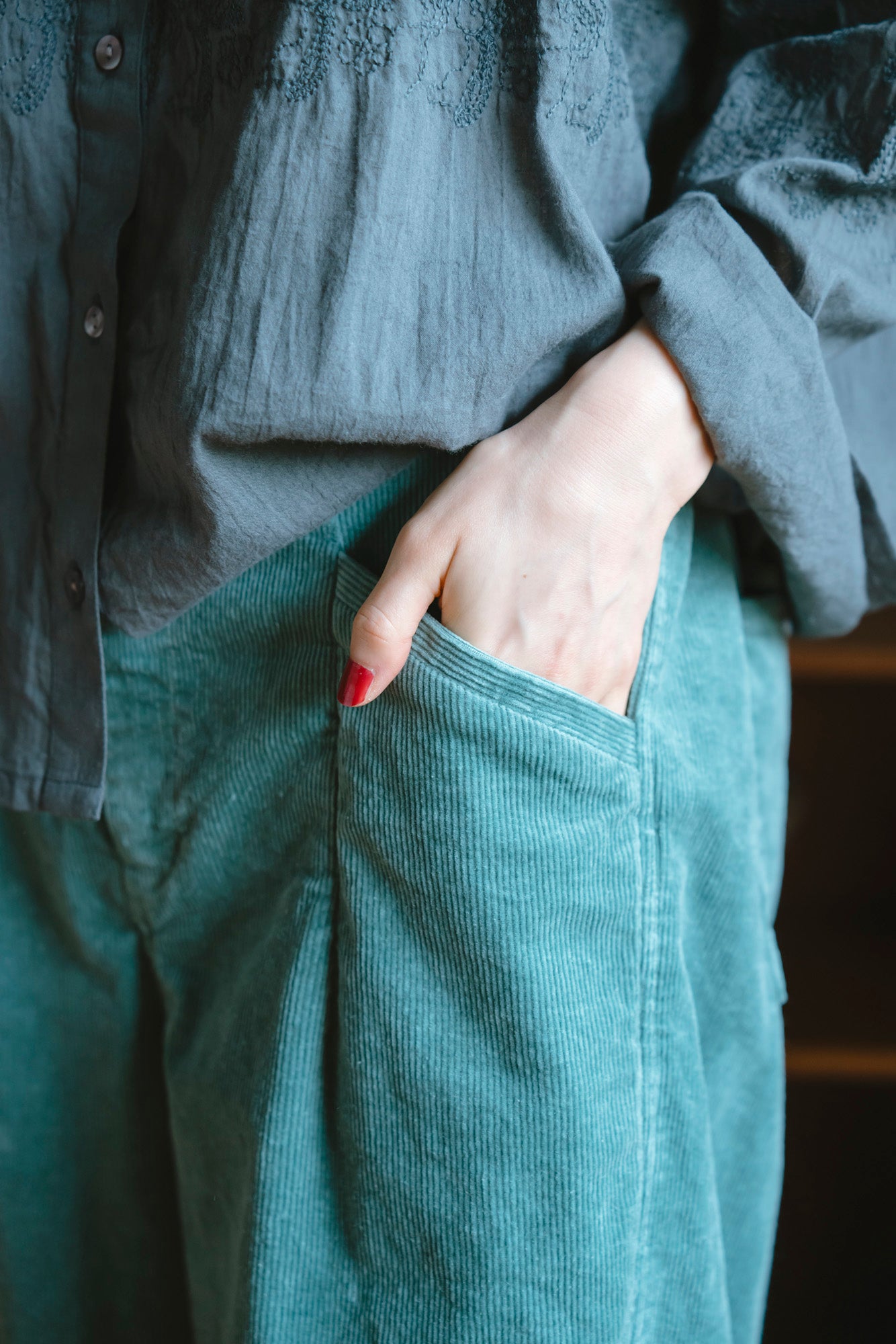 YARRA 12Wフロントダーツパンツ YR-1555-259