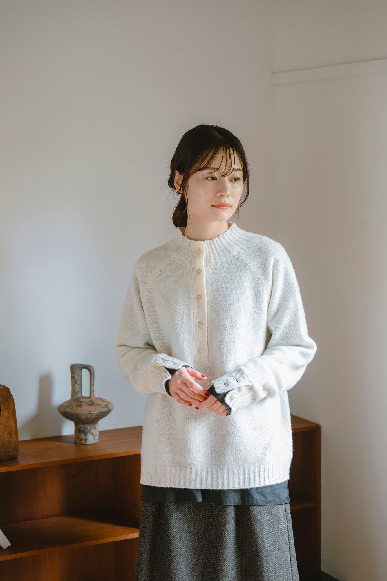 YARRA　ハイネックニットプルオーバー　YR-1552-276