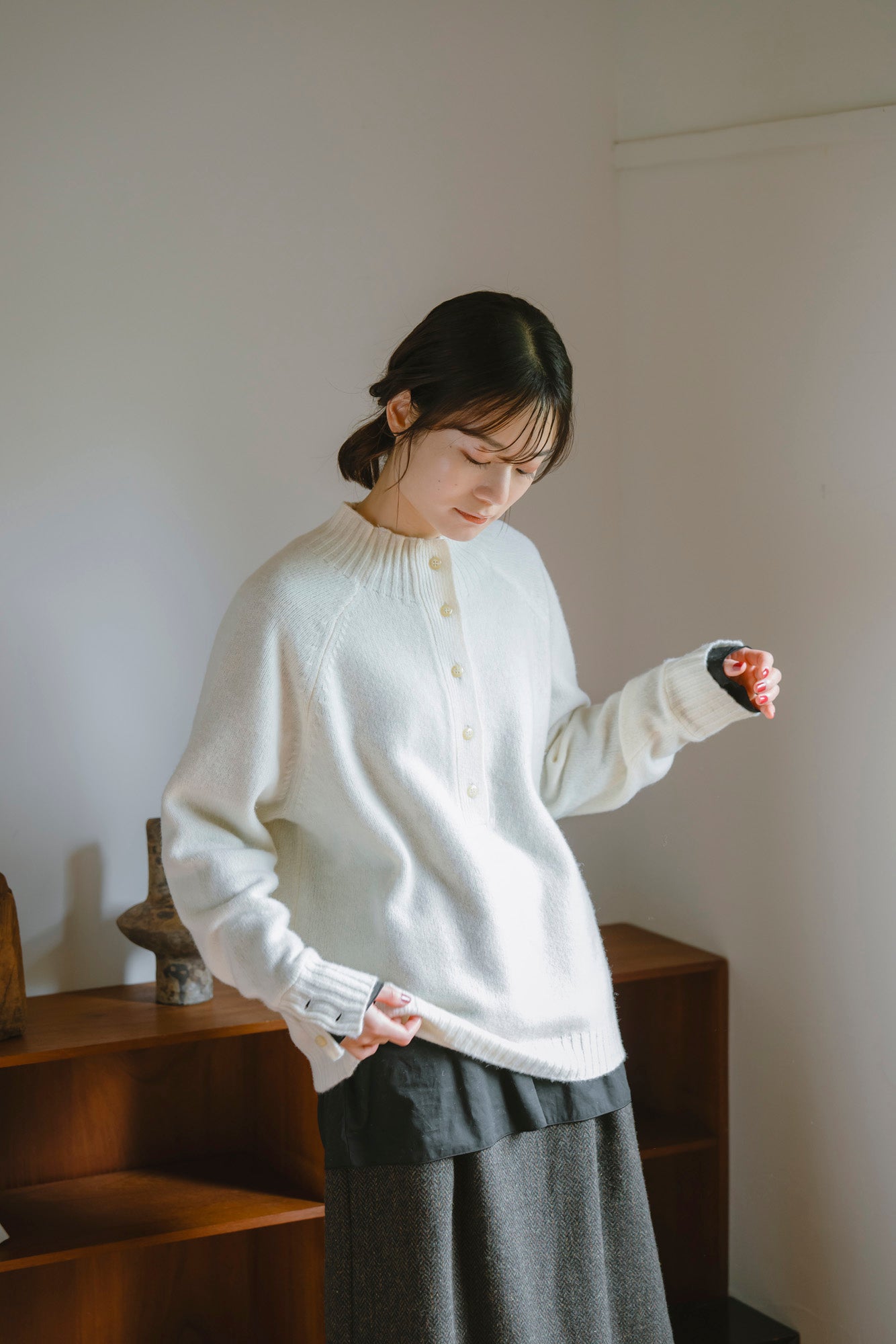 YARRA　ハイネックニットプルオーバー　YR-1552-276