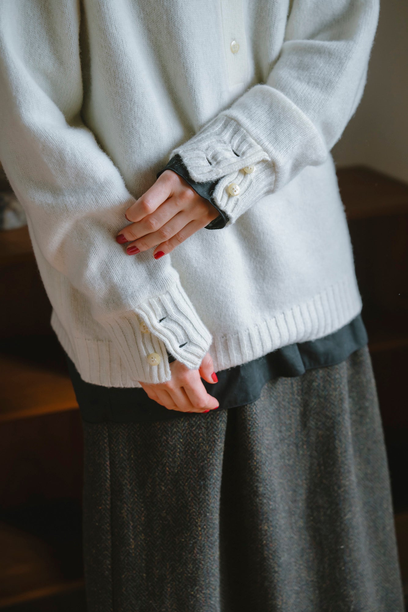 YARRA　ハイネックニットプルオーバー　YR-1552-276