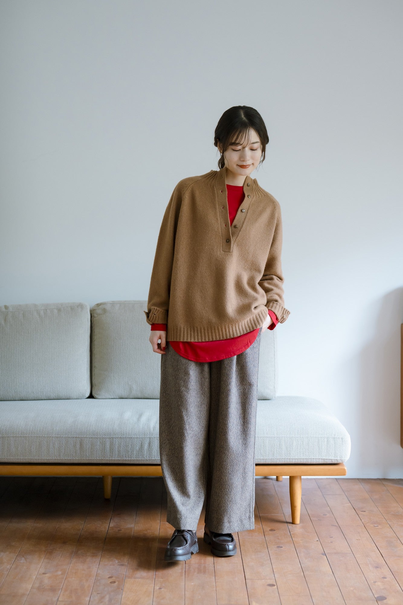 YARRA　ハイネックニットプルオーバー　YR-1552-276