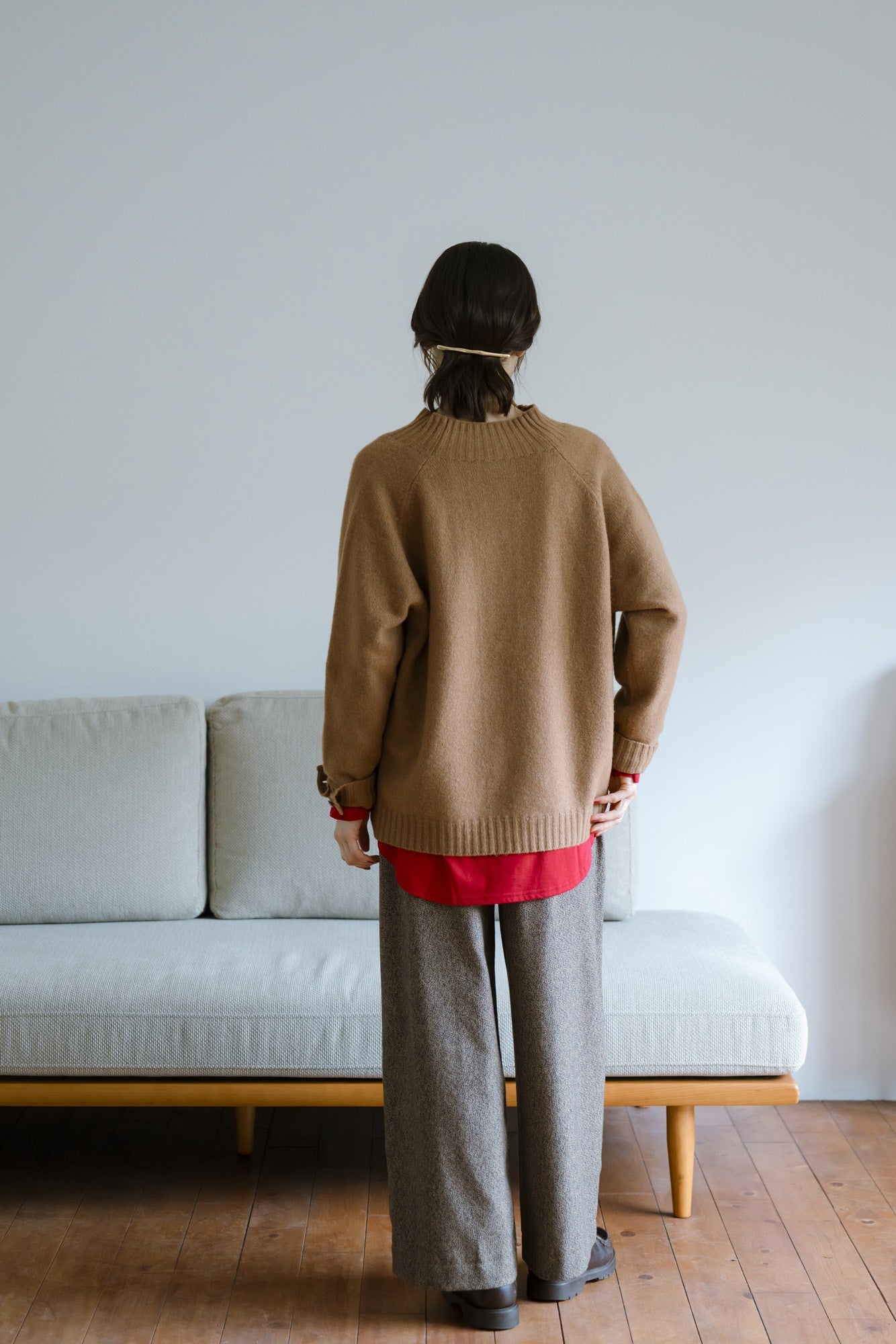 YARRA　三つ杢ツイルストレートパンツ　YR-1555-252