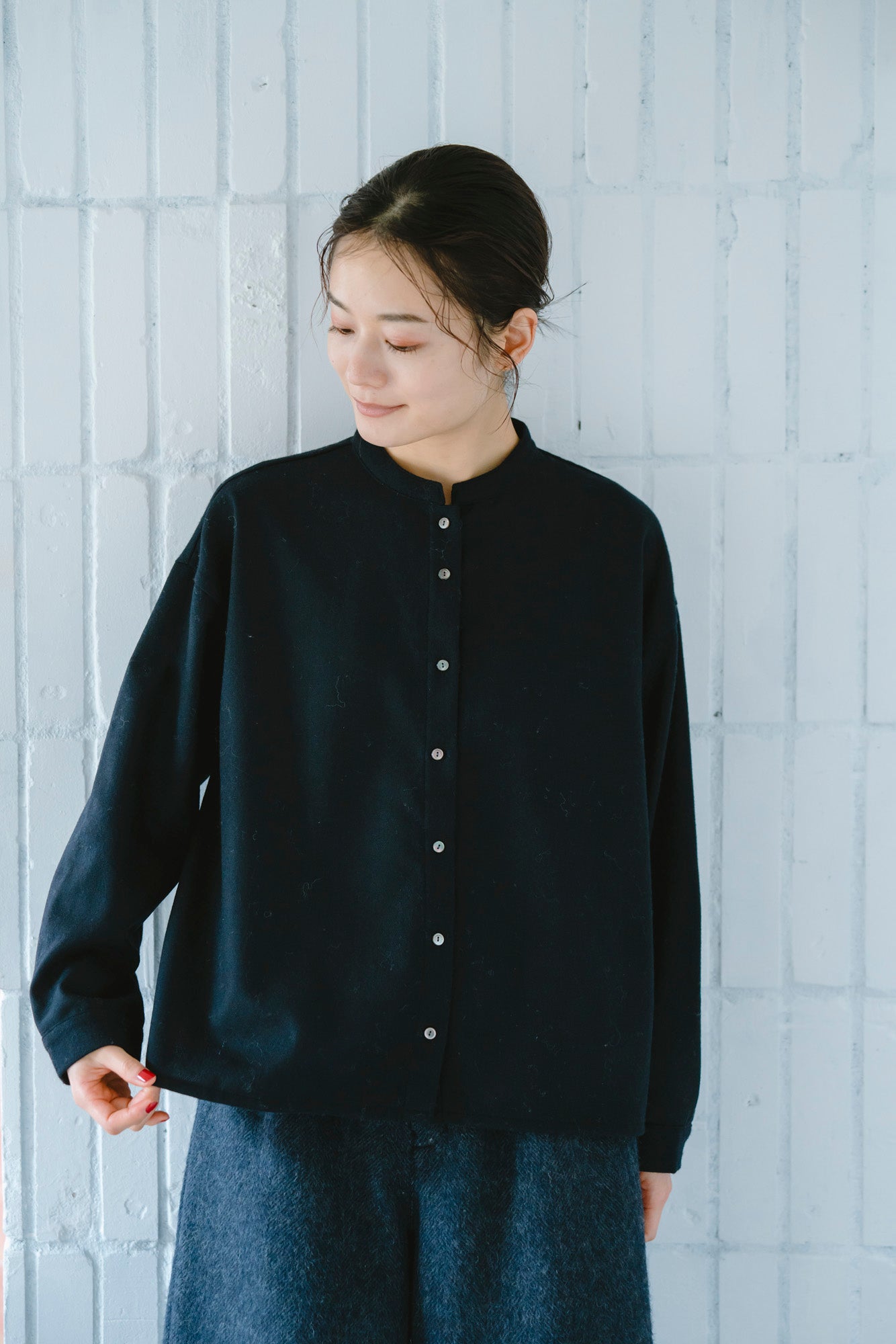 YARRA　CORDUR×OXFORDシャツ　YR-1553-265