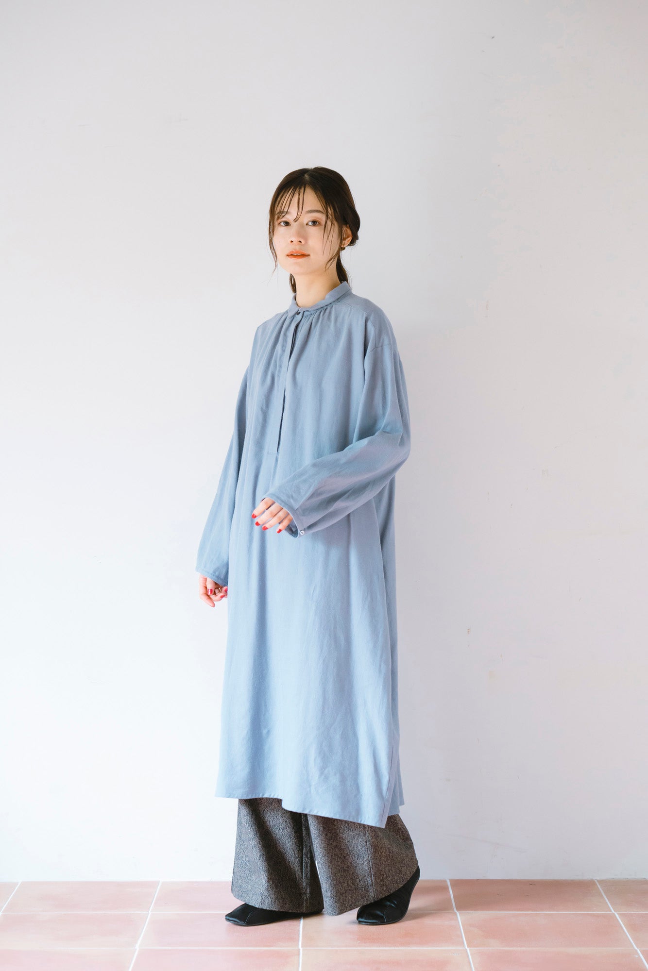 YARRA　三つ杢ツイルストレートパンツ　YR-1555-252