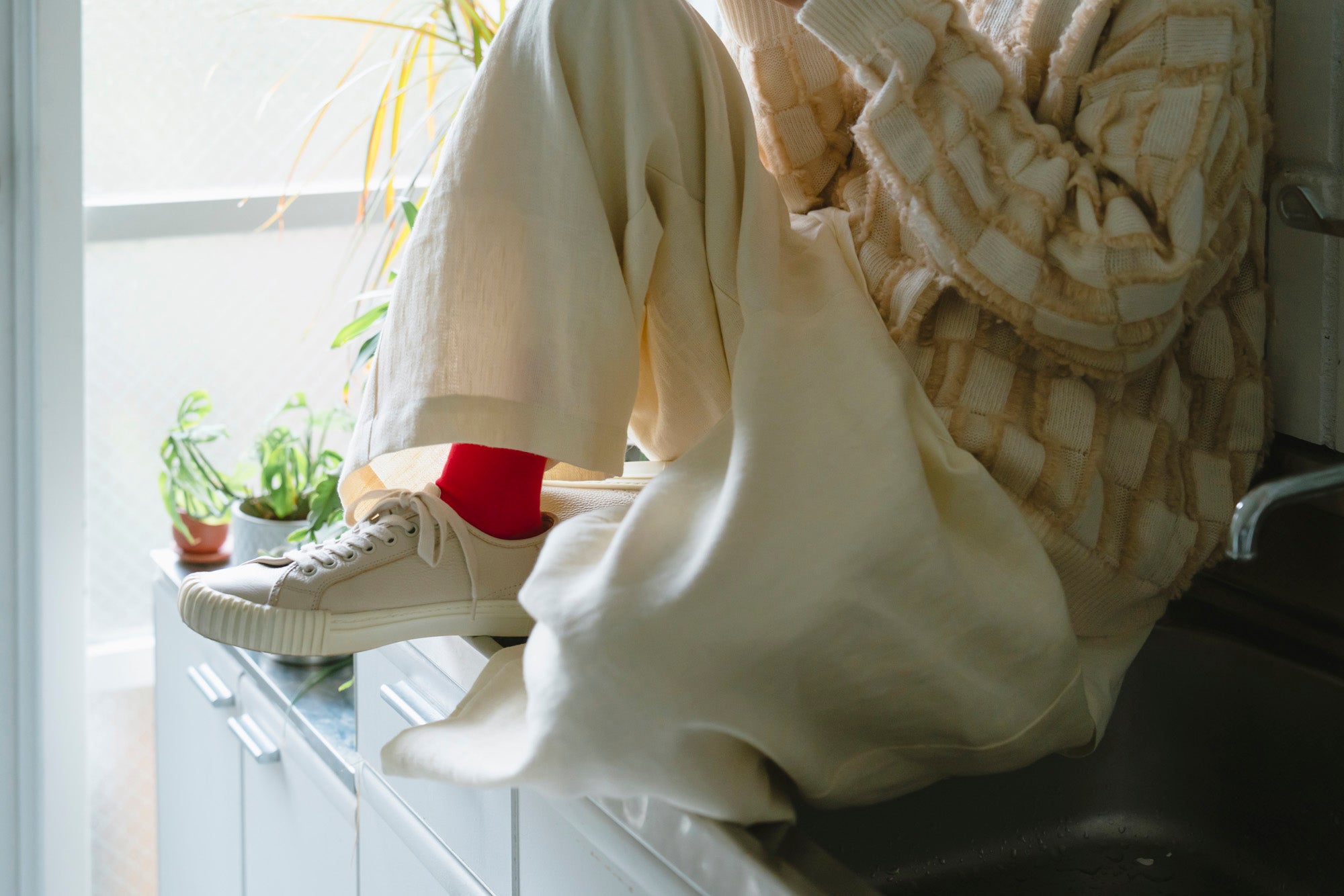 YARRA　フリンジニットプルオーバー　YR-1552-264