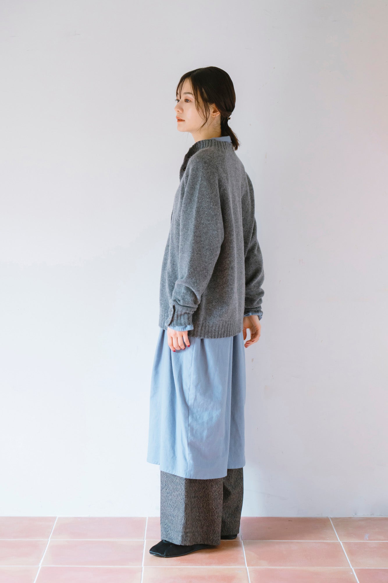 YARRA　三つ杢ツイルストレートパンツ　YR-1555-252