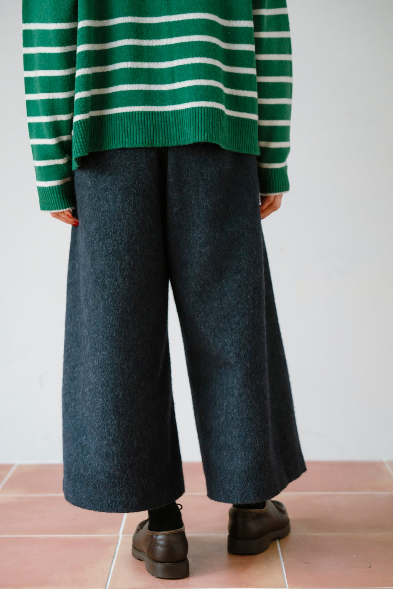 YARRA　エコウール裏付き９分丈パンツ　YR-1555-274