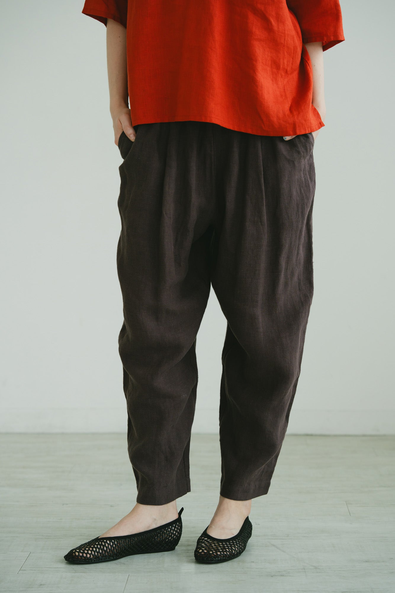 YARRA　リネンタックパンツ　YR-1625-306