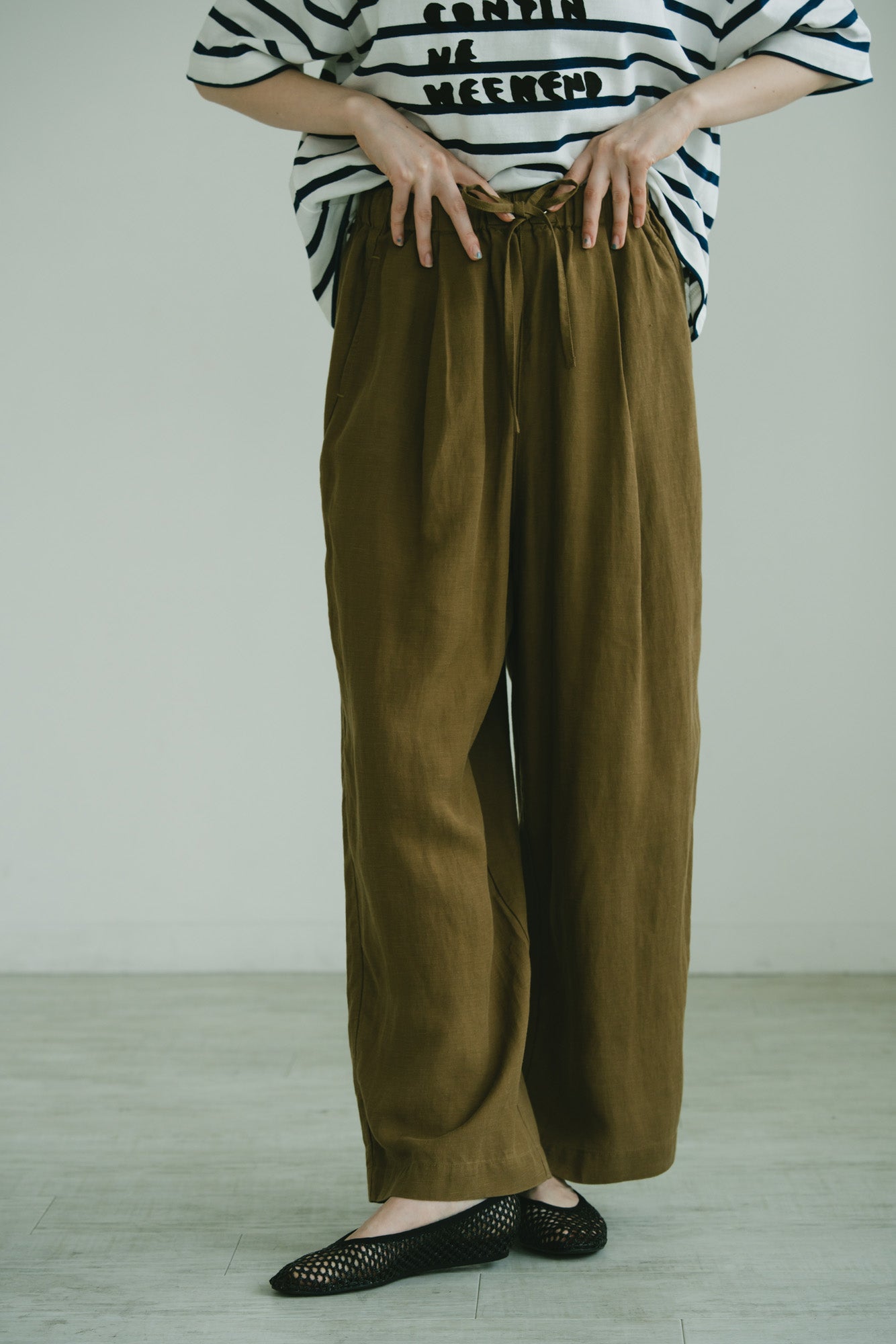 YARRA　テンセルリネンツヤパンツ　YR-1625-291