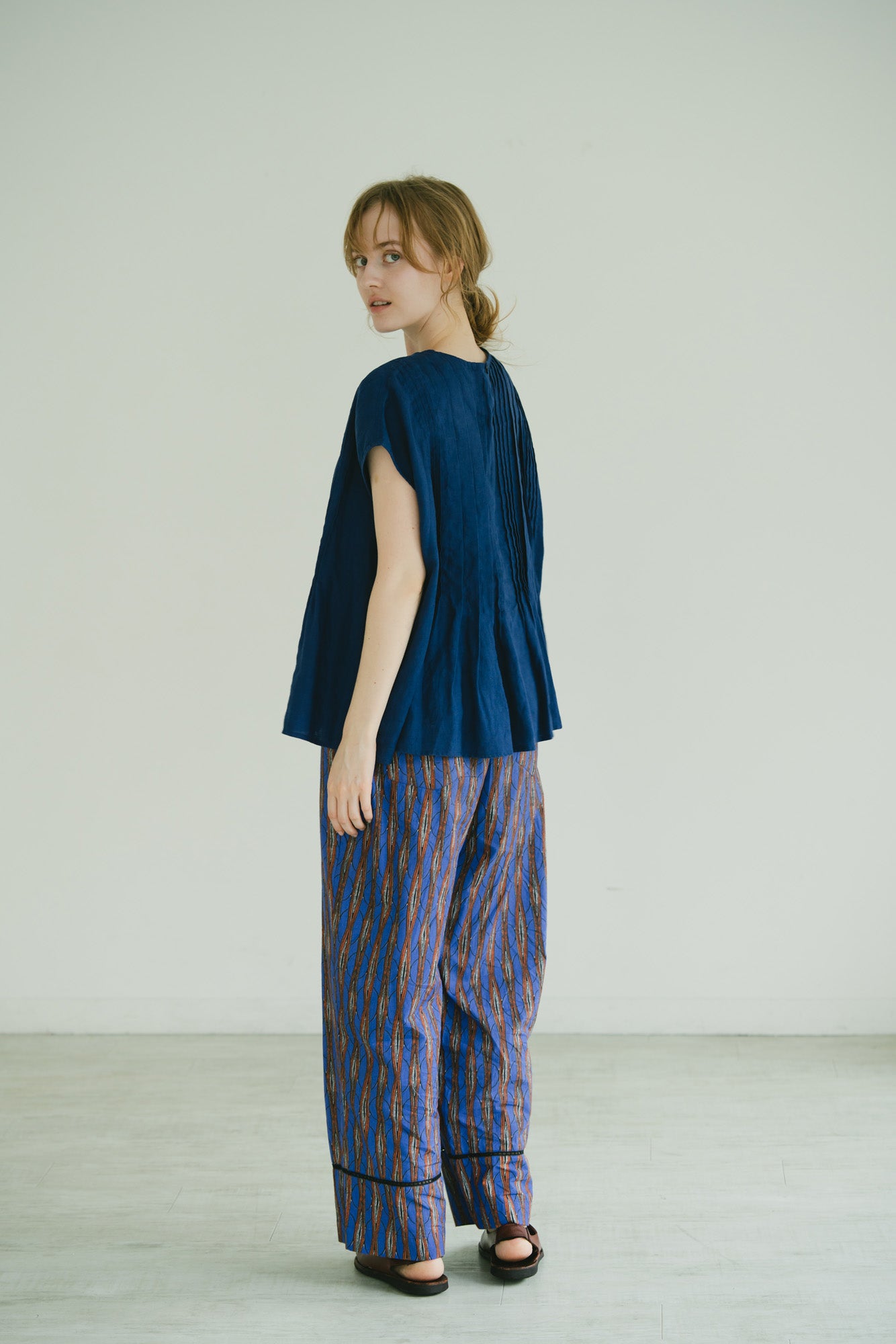 YARRA　INDIAバティックプリントパンツ　YR-1625-275