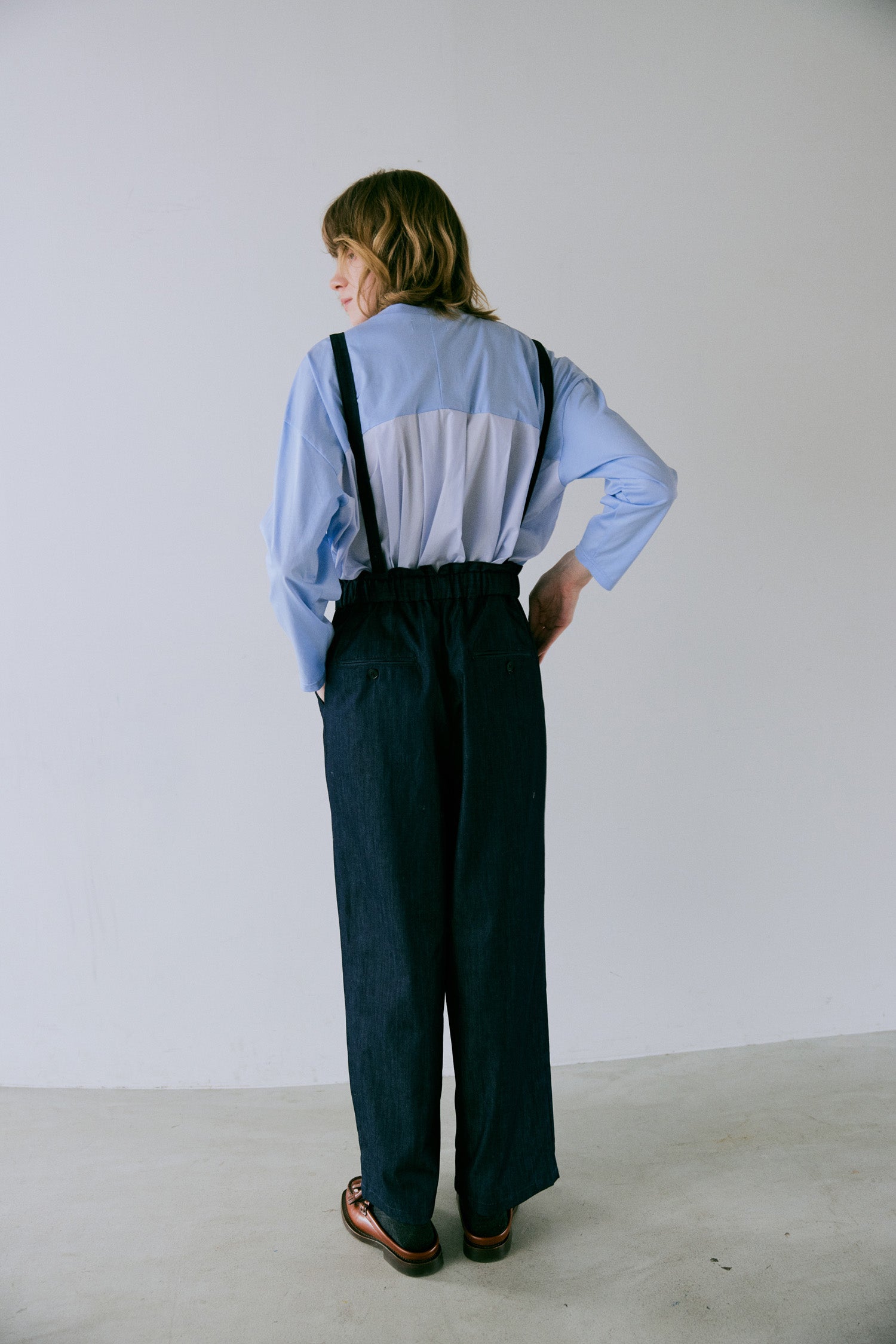 doux bleu　コットンカット ドッキングプルオーバー　DB-2541-009