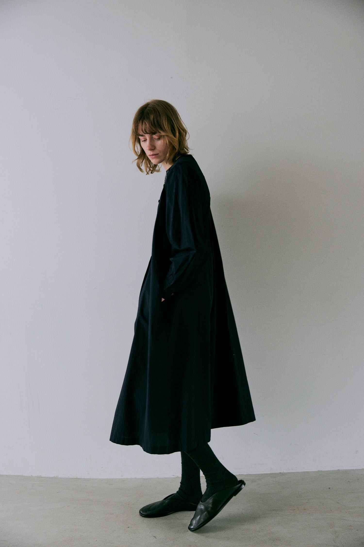 doux bleu ステッチ エンブロイダリーワンピース DB-2544-018