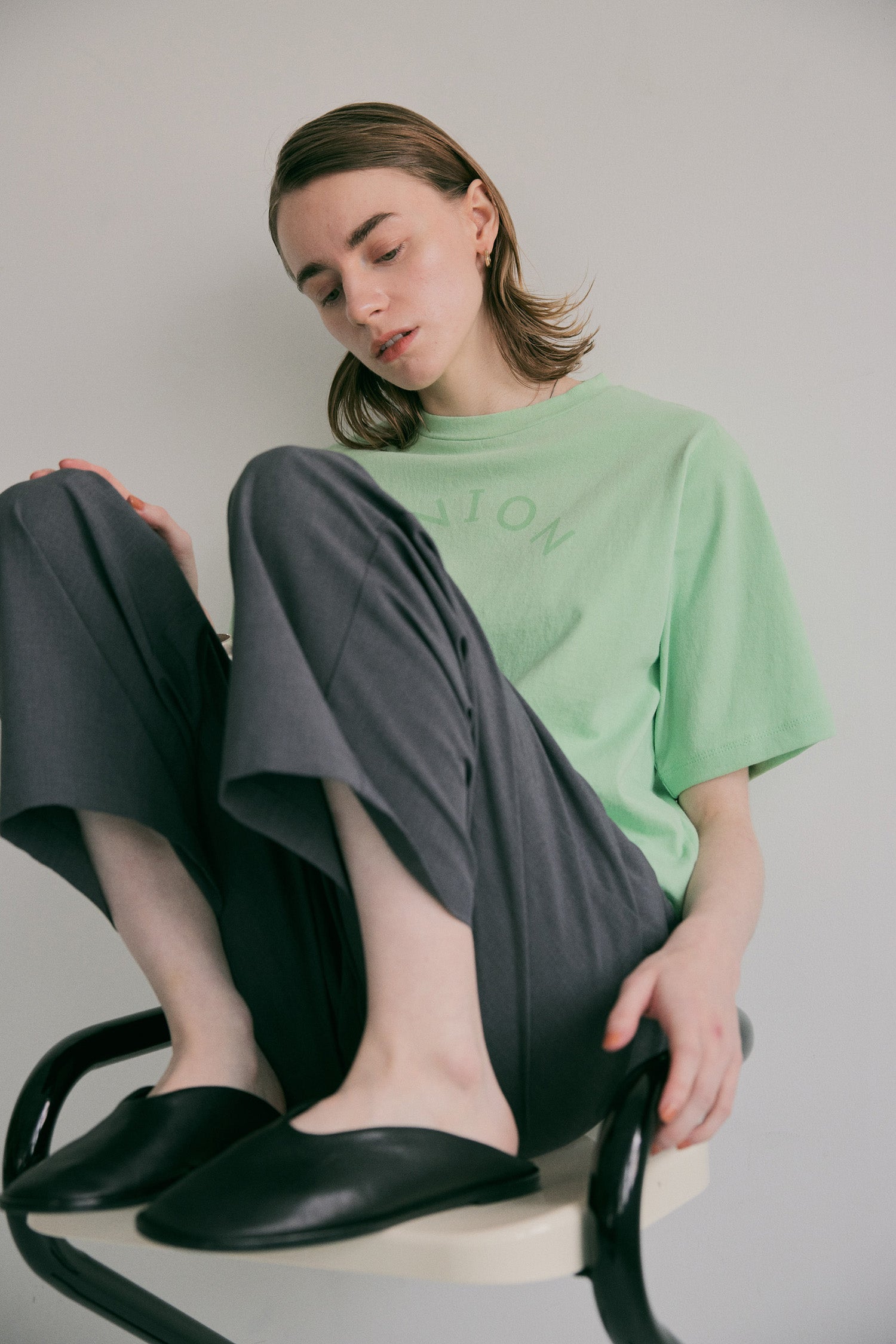 doux bleu　union プリントTシャツ　DB-2621-076