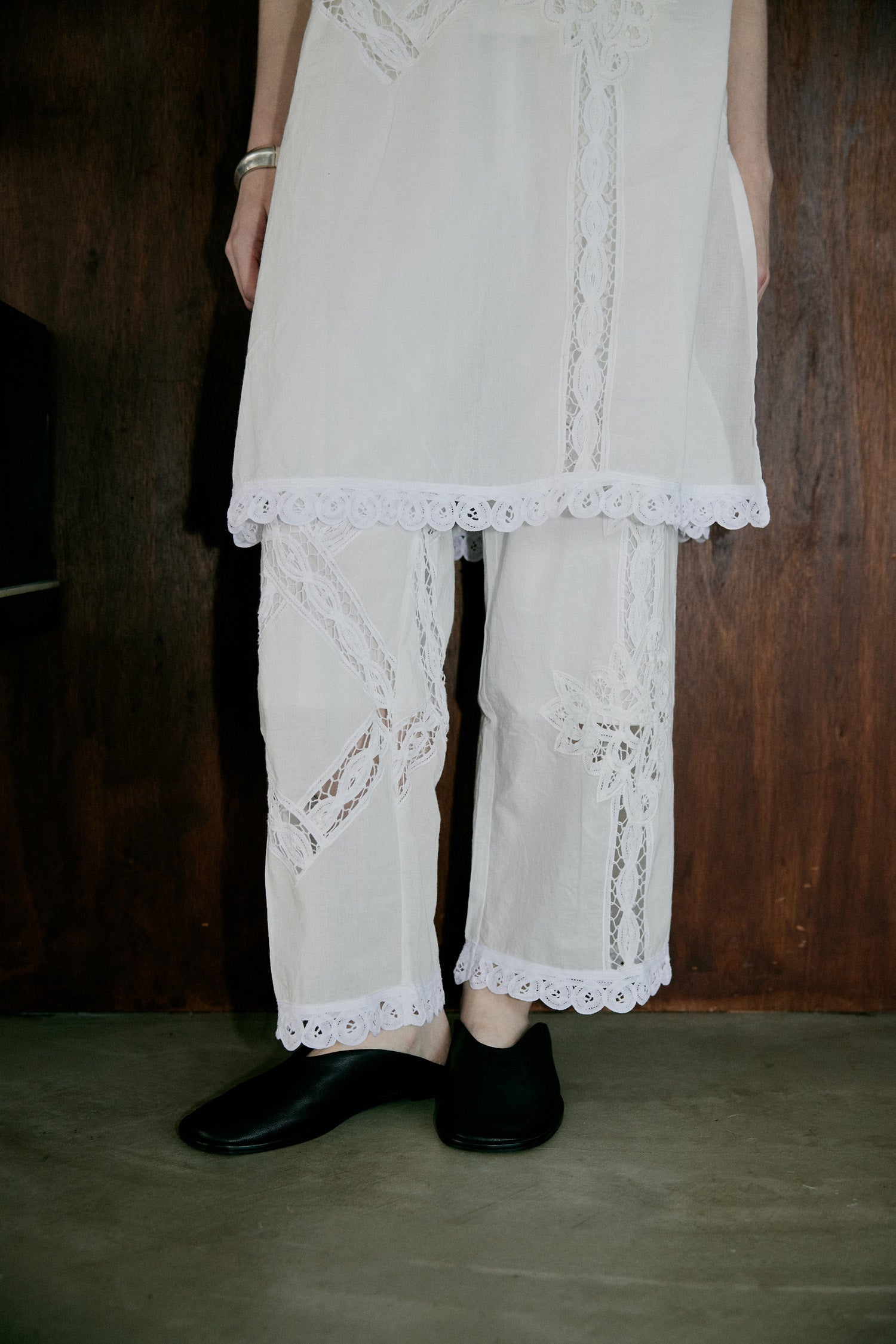doux bleu バテンレースパンツ DB-2625-068