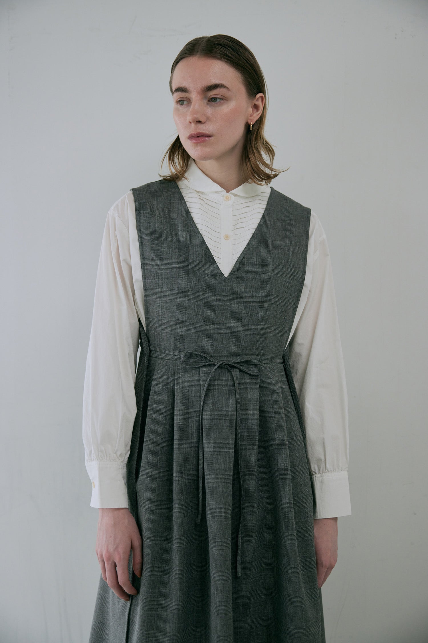 doux bleu　ピンタック ブラウス　DB-2553-049