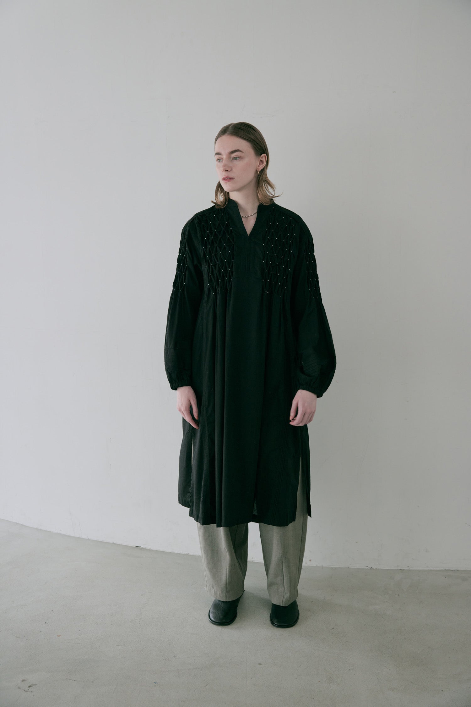 doux bleu　スモッキングワンピース　DB-2554-051