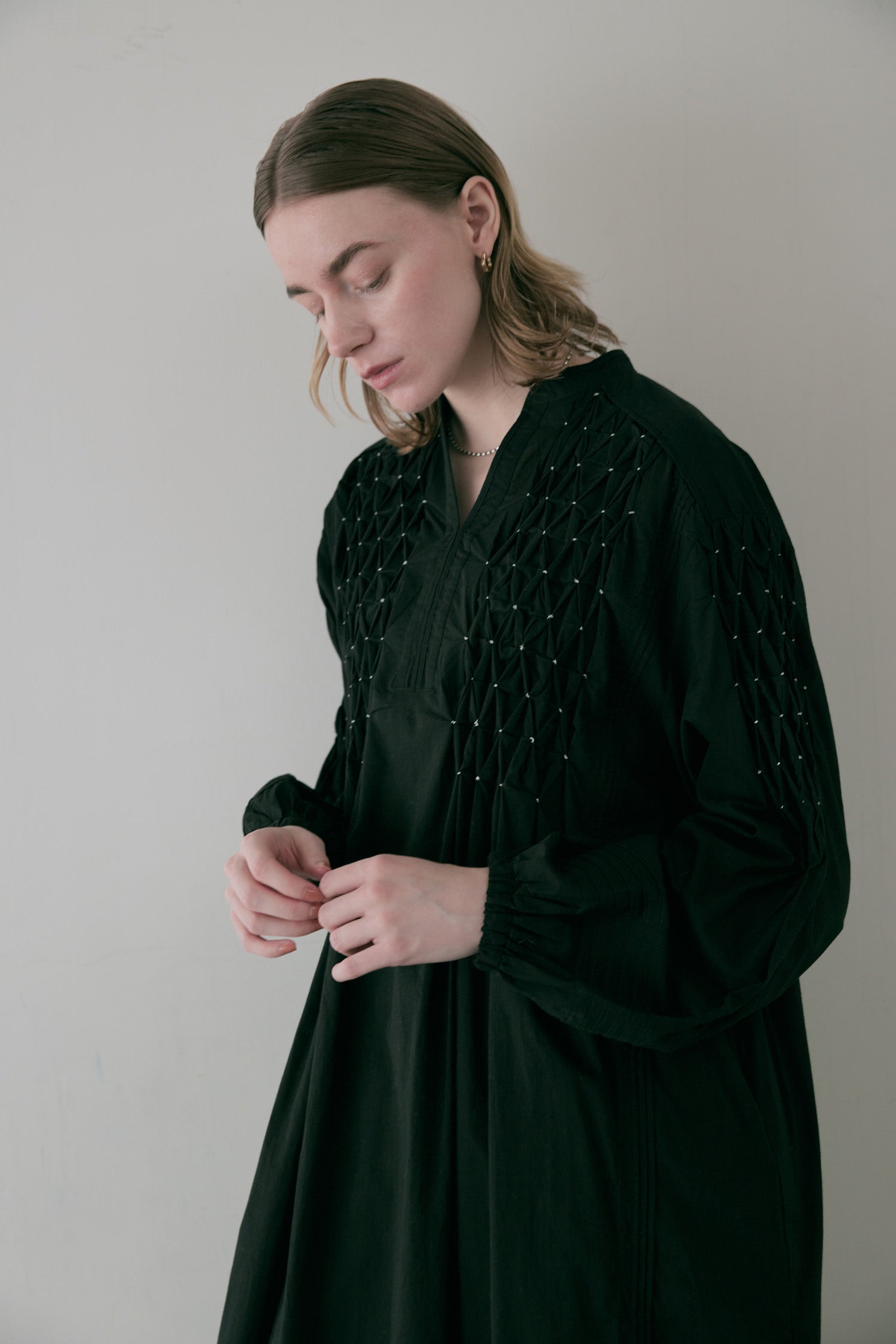 doux bleu　スモッキングワンピース　DB-2554-051