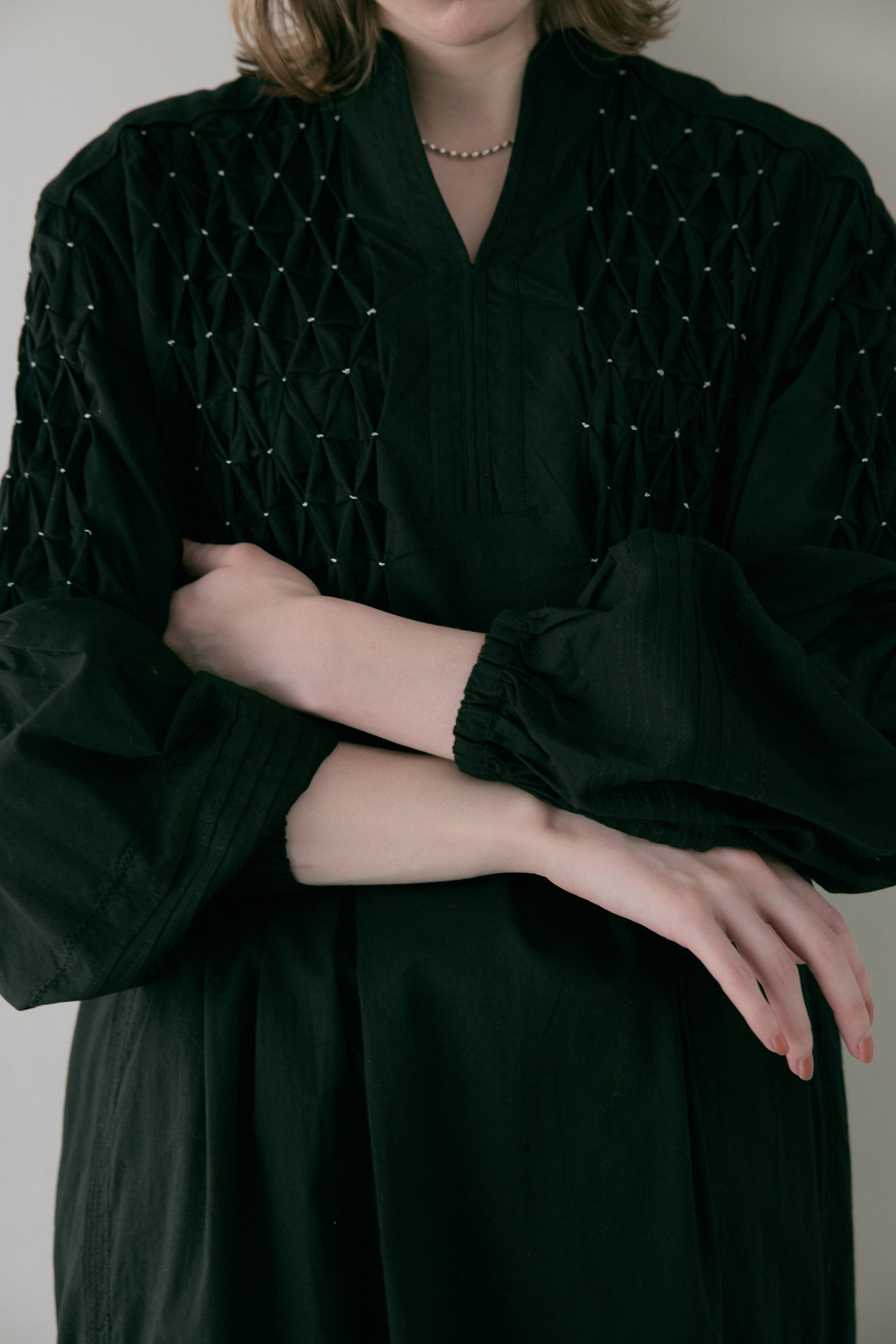 doux bleu　スモッキングワンピース　DB-2554-051