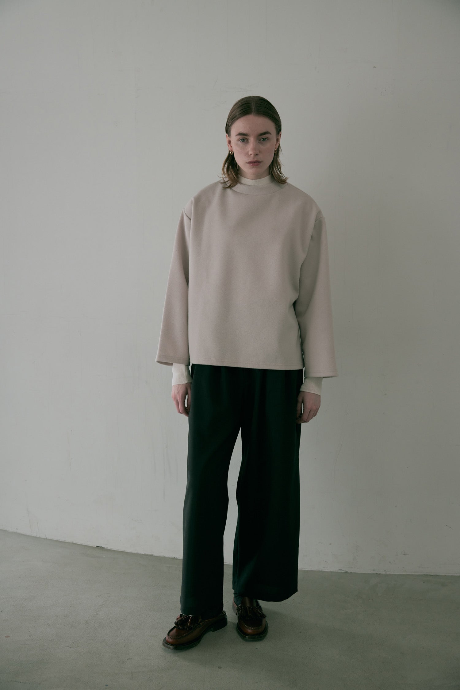 doux bleu　Ｗジャージープルオーバー　DB-2551-057