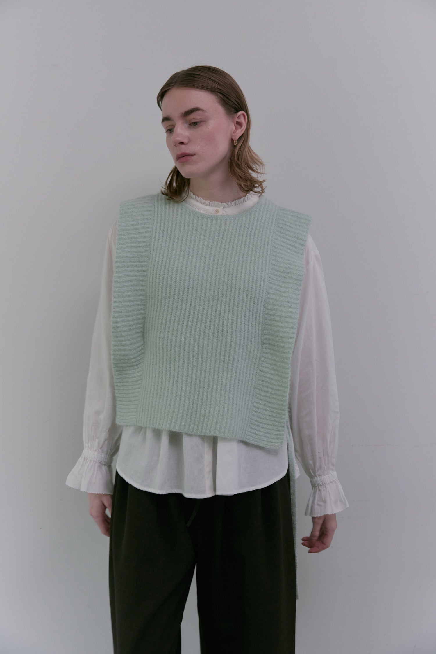 dosa アルパカ ニット ベスト dosa / ドーサ アルパカニットベスト 2 MIX