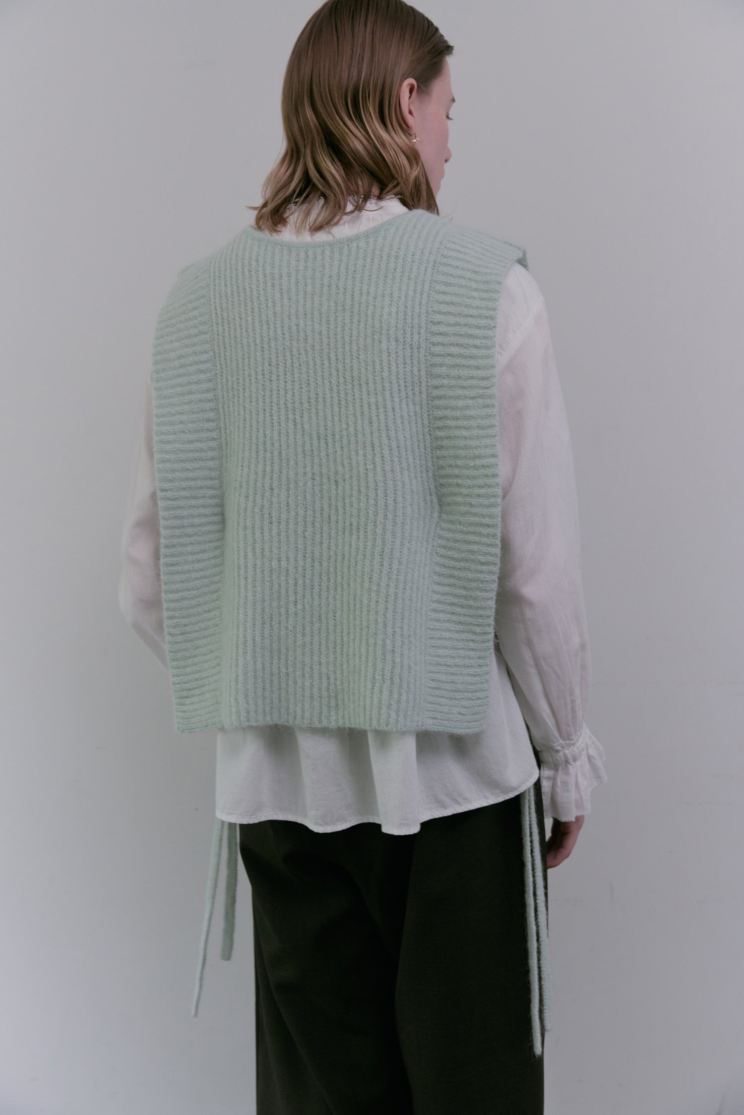 doux bleu　アルパカニットベスト　DB-2558-056