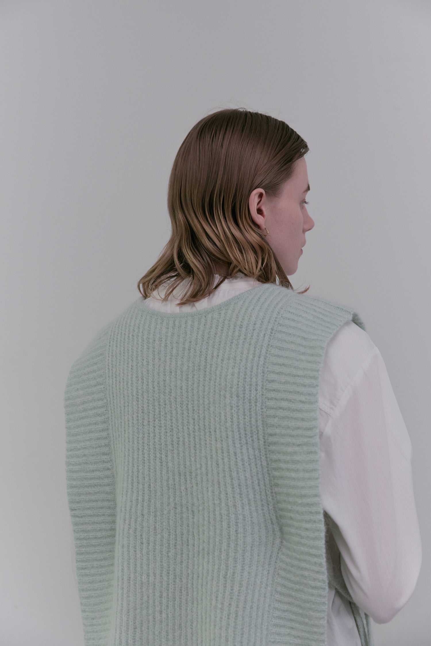 doux bleu アルパカニットベスト DB-2558-056