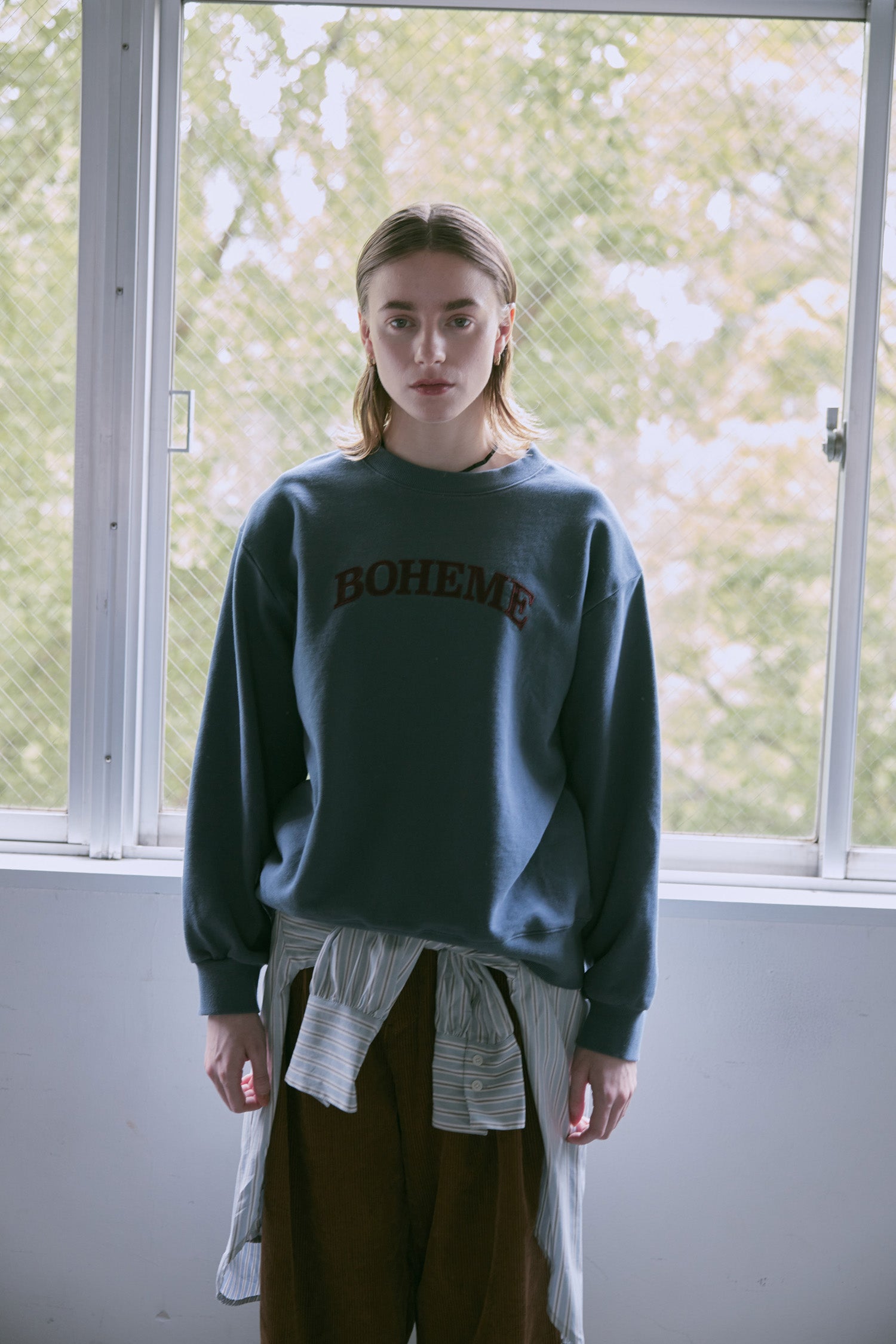 doux bleu　BOHEME スウェット　DB-2551-043