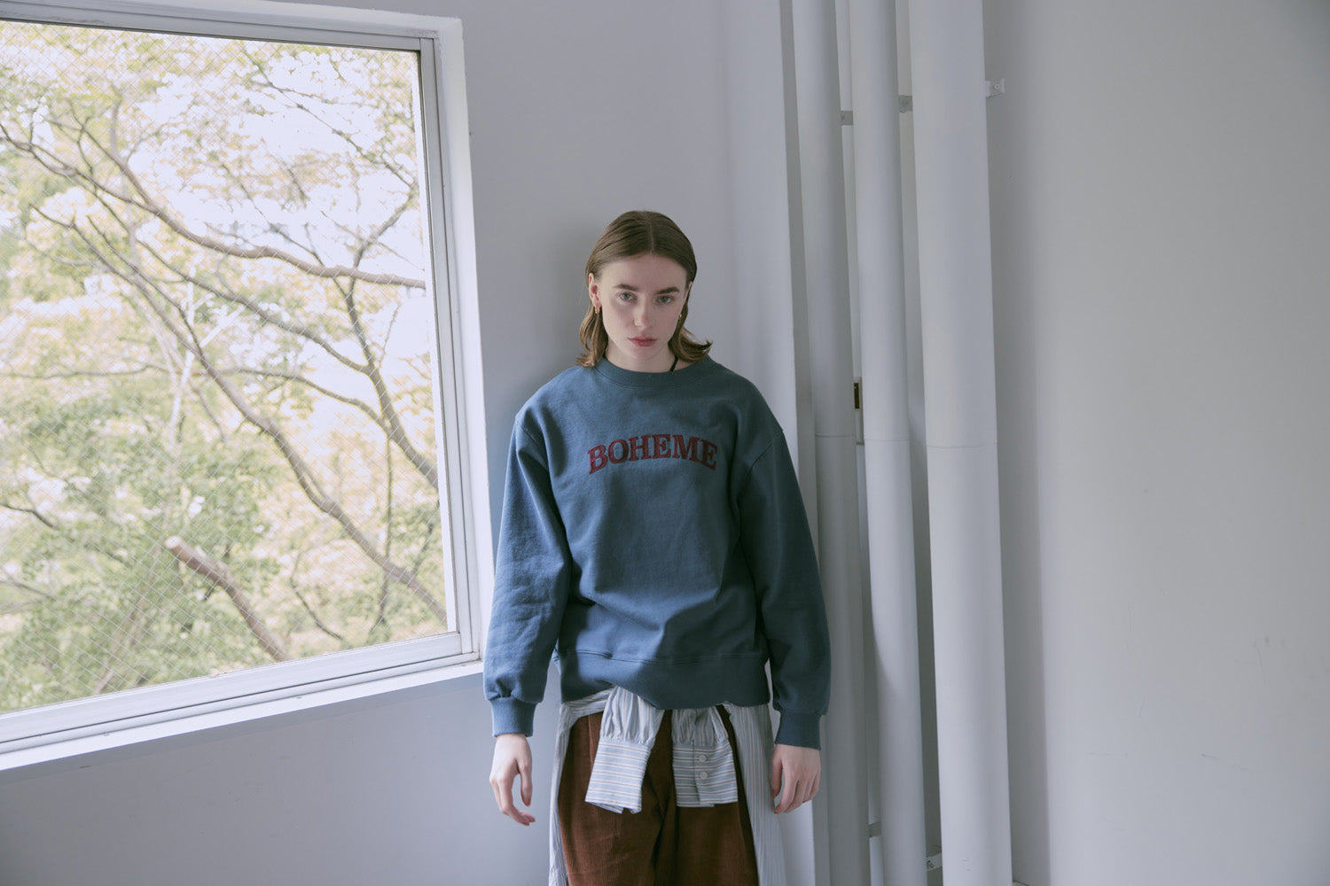 doux bleu　BOHEME スウェット　DB-2551-043