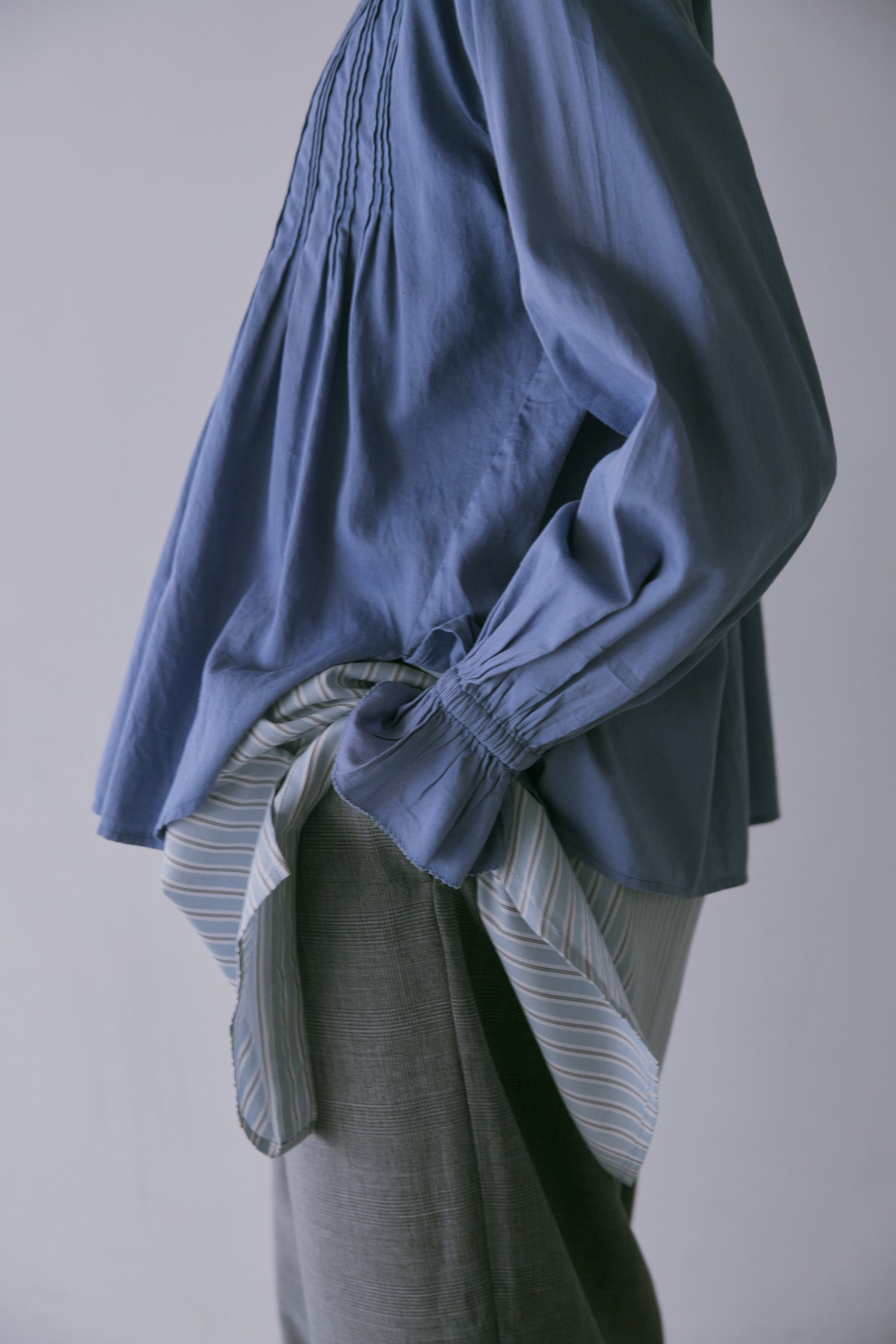 doux bleu フリルカラーブラウス DB-2553-042