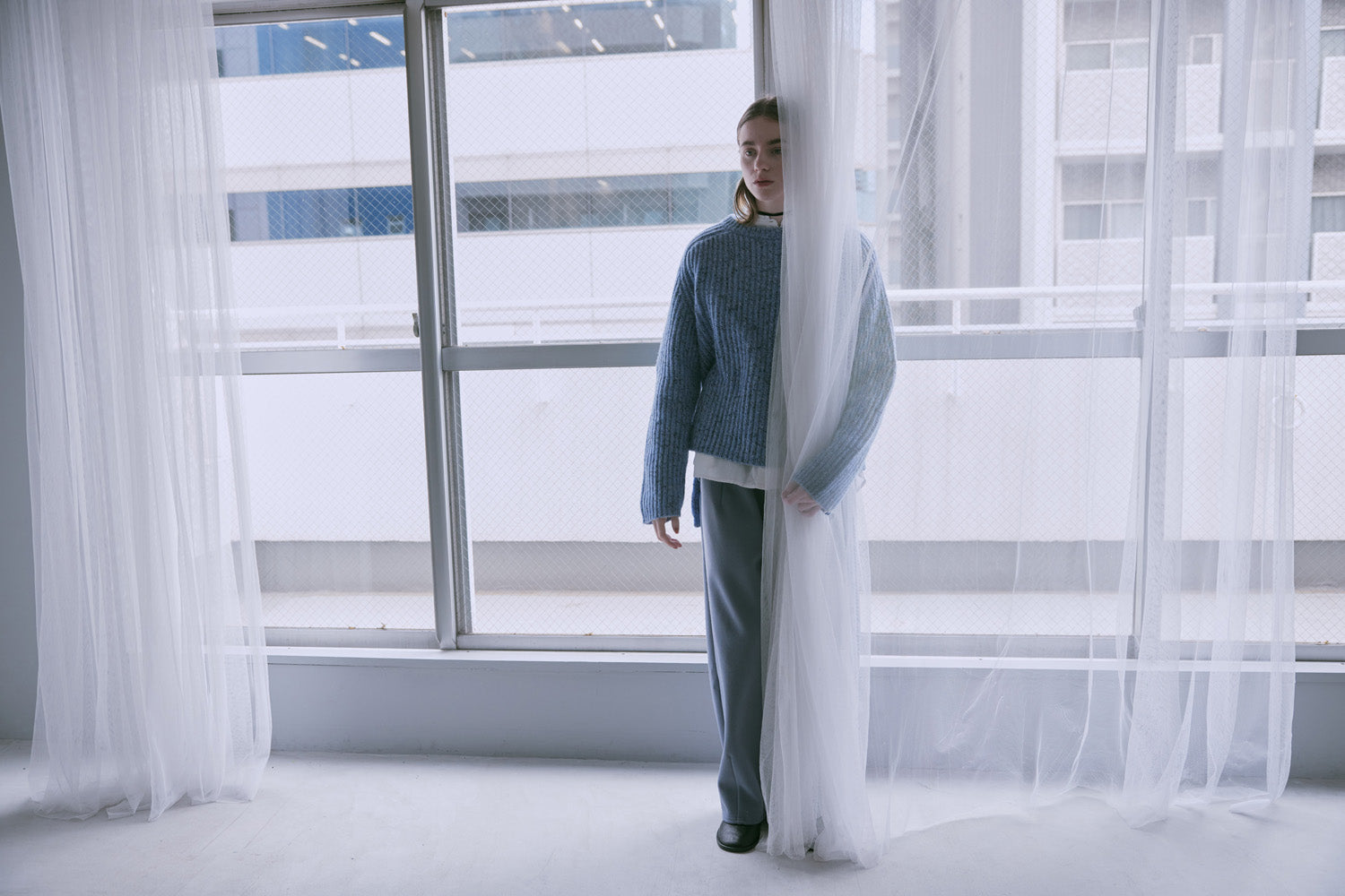 doux bleu　Ｗジャージーパンツ　DB-2555-058