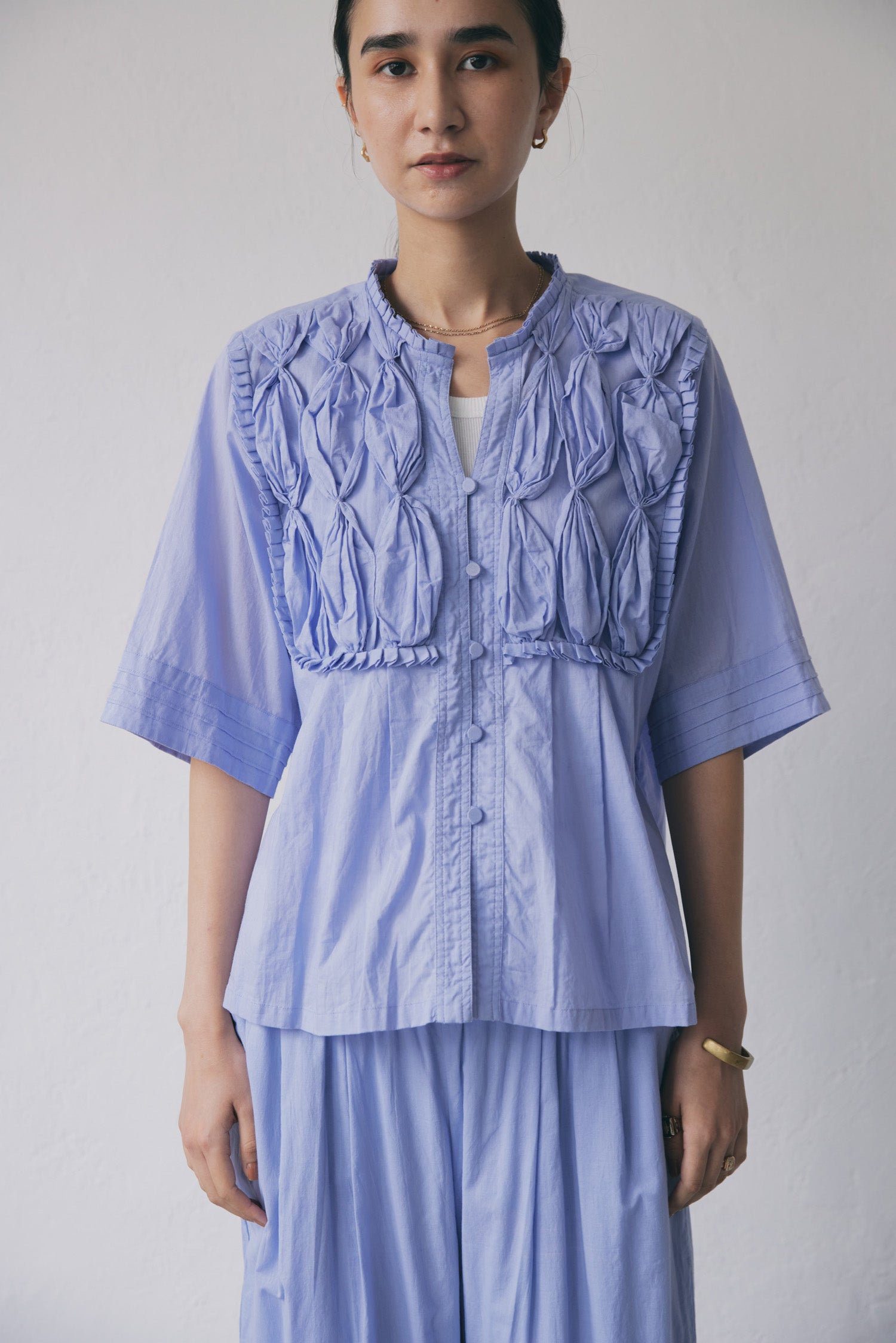 doux bleu　RIBBON TIE ブラウス　DB-2523-060