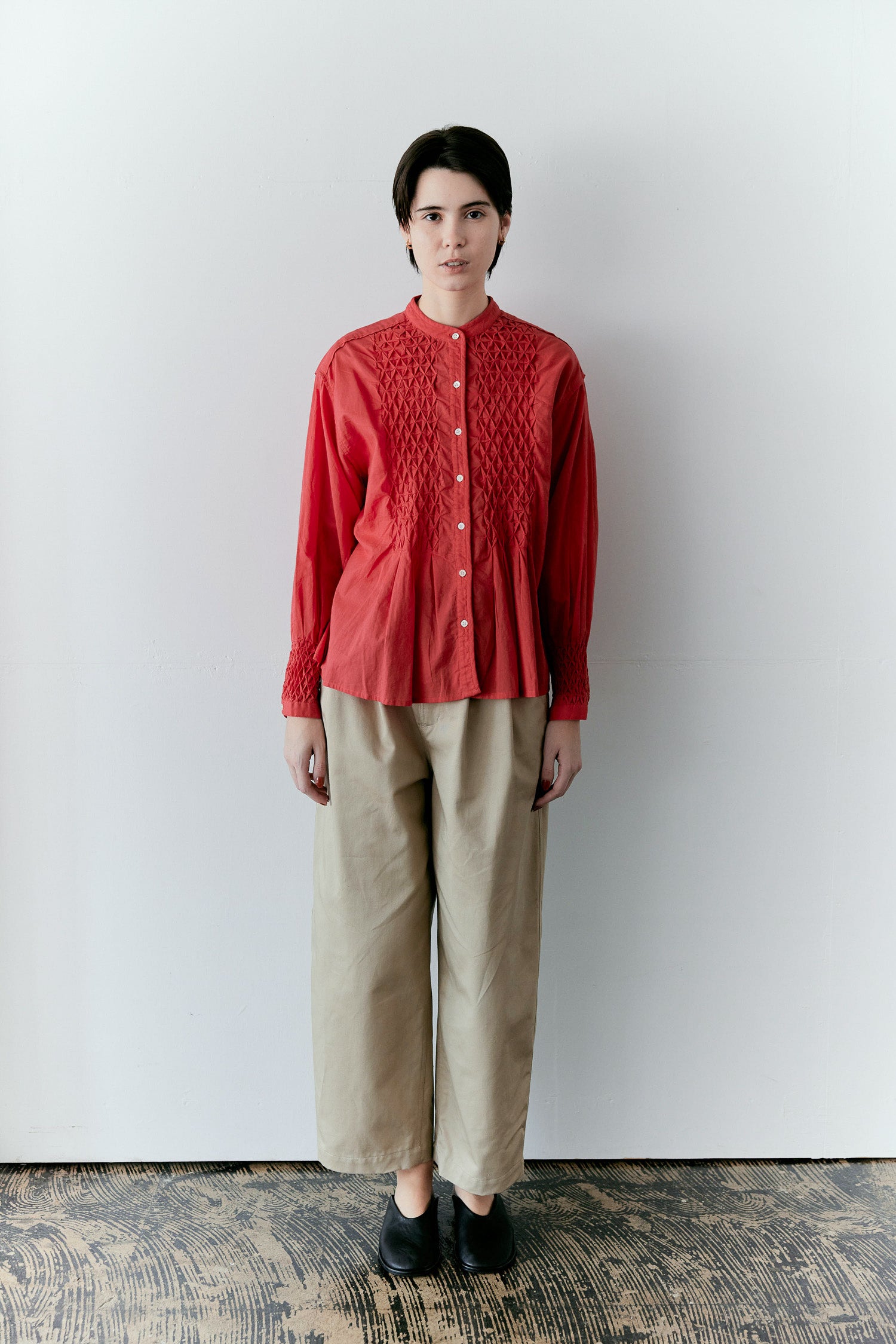 doux bleu　ダブルタック チノパンツ　DB-2615-010