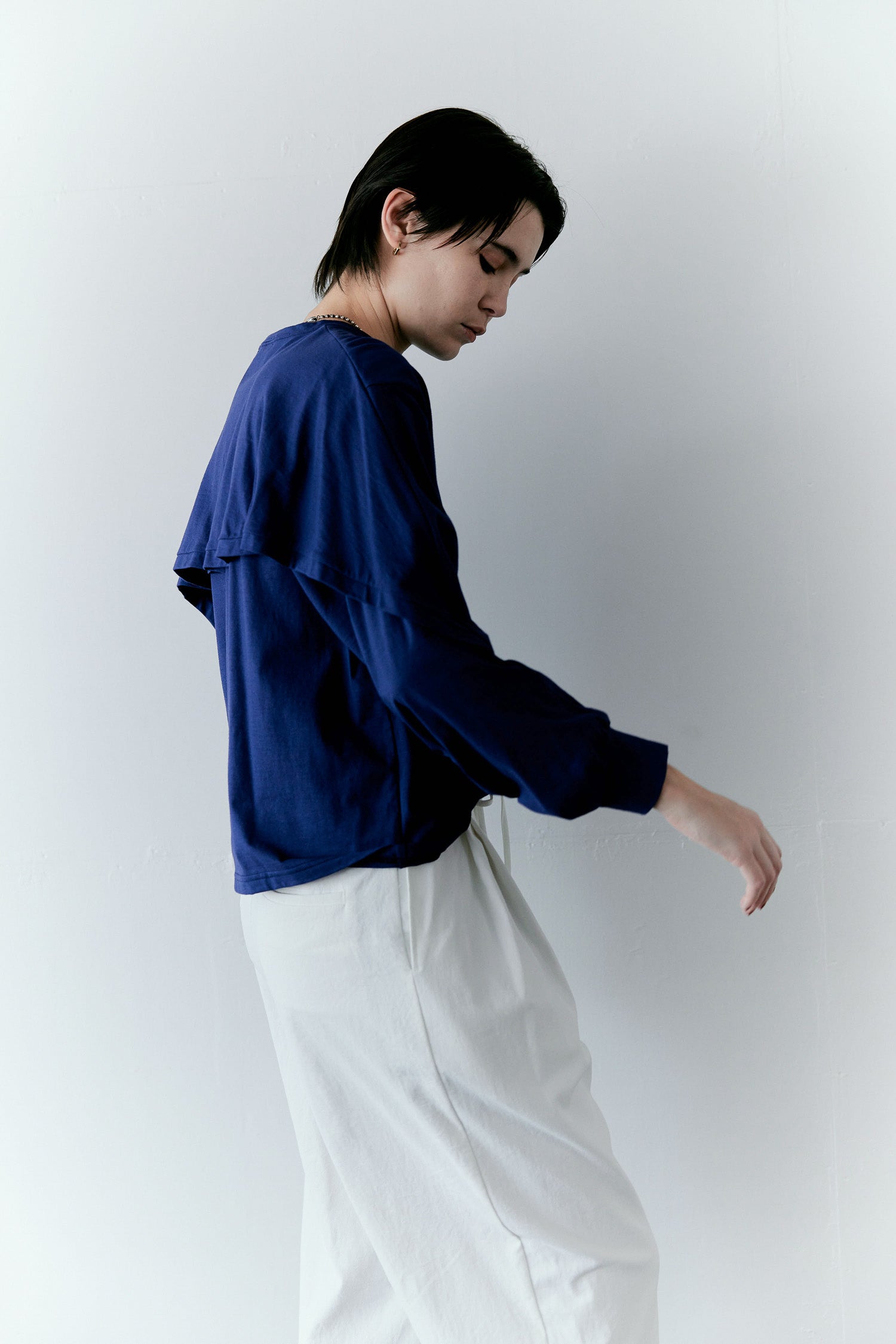 doux bleu　バックケープ プルオーバー　DB-2611-040