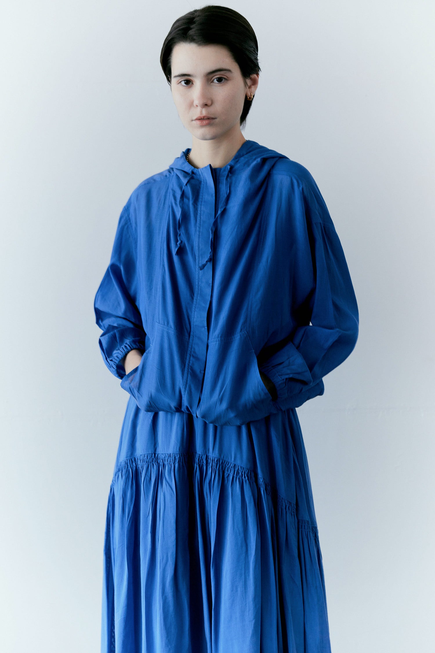 新品＊doux bleu＊麻100%ロングジャケット doux bleu / アウター
