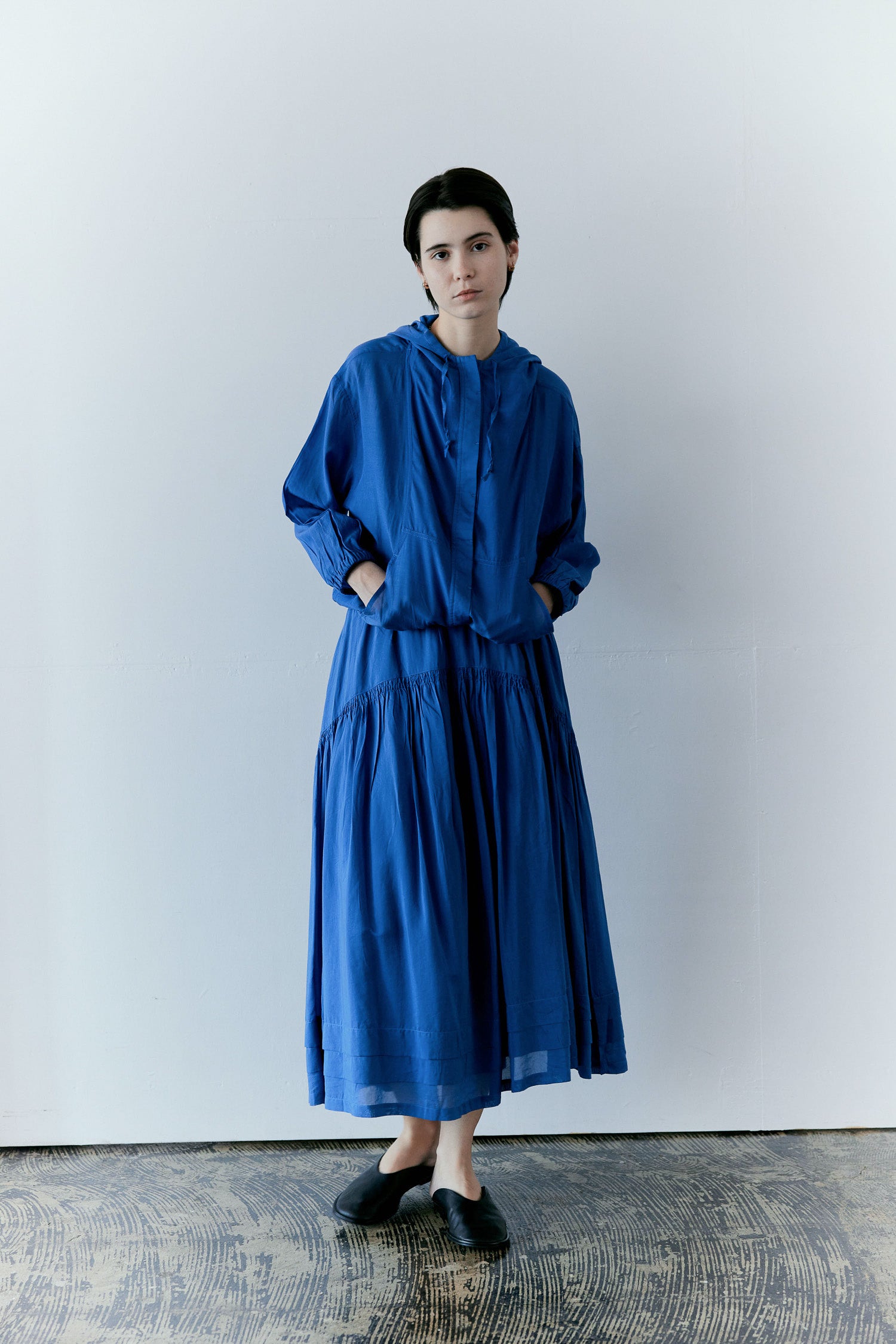 doux bleu　スシボイル タックギャザースカート　DB-2616-036