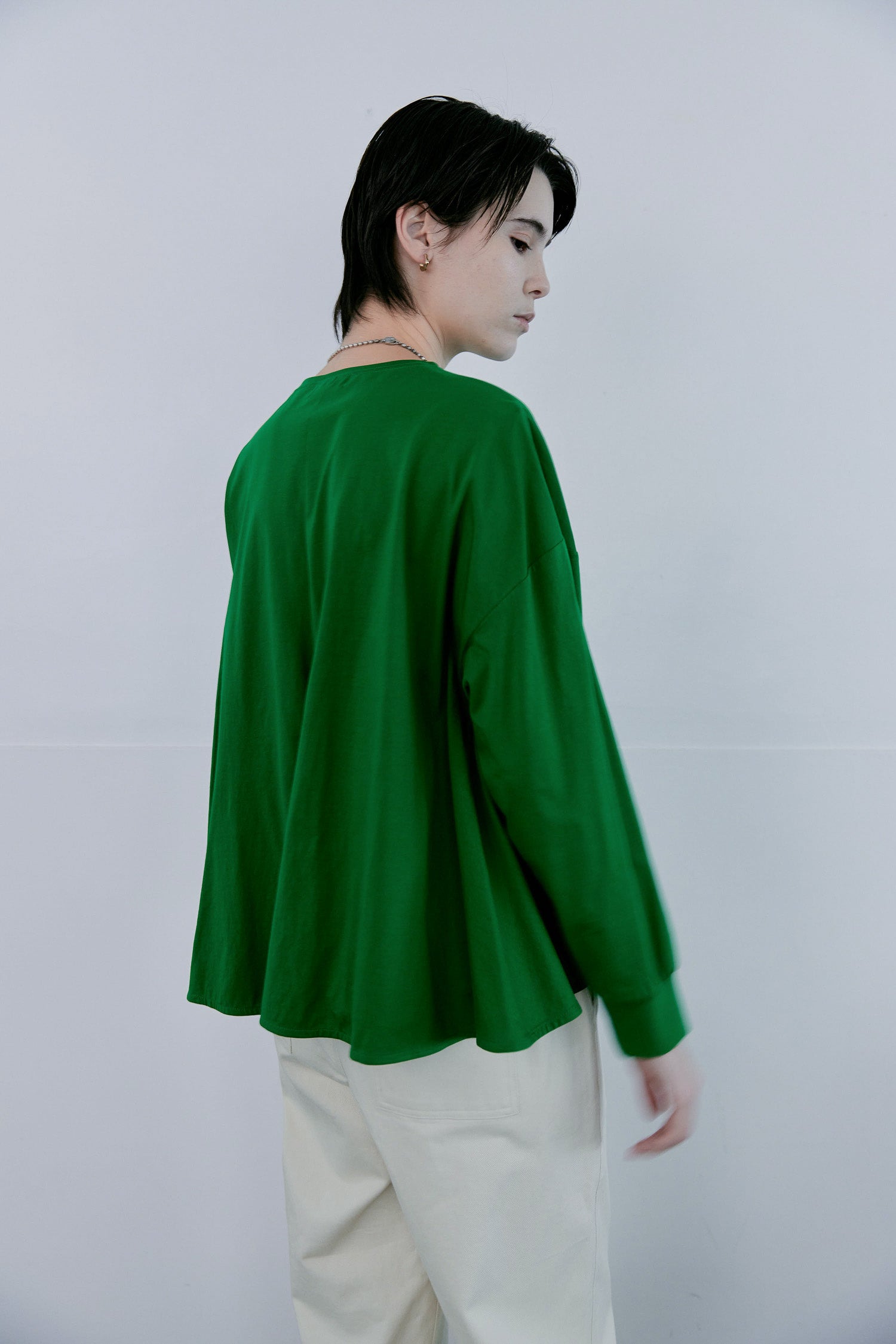 doux bleu　シルケットコットン ボックスプルオーバー　DB-2611-014