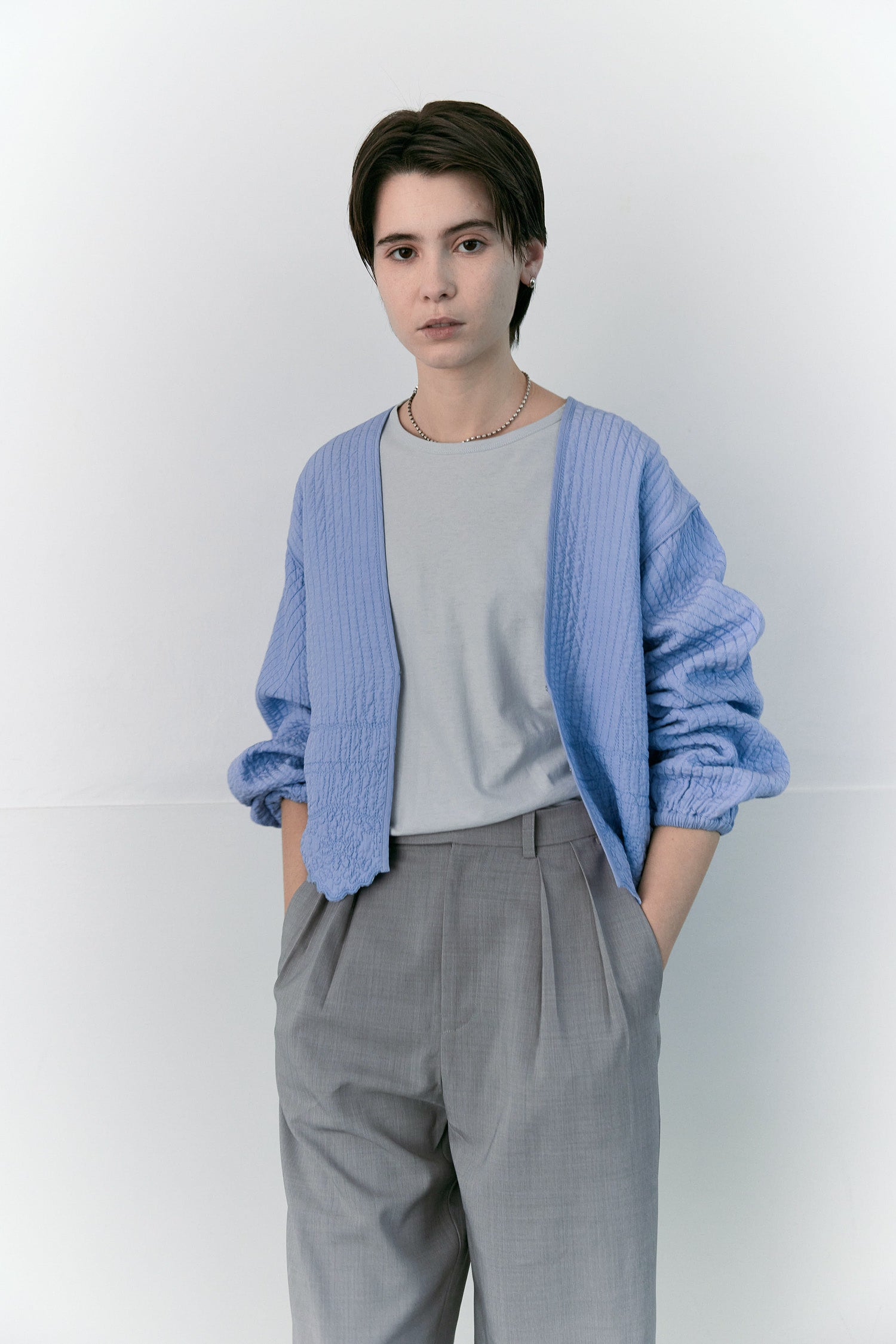 doux bleu　Boutis Stitch ショートボレロ　DB-2617-032