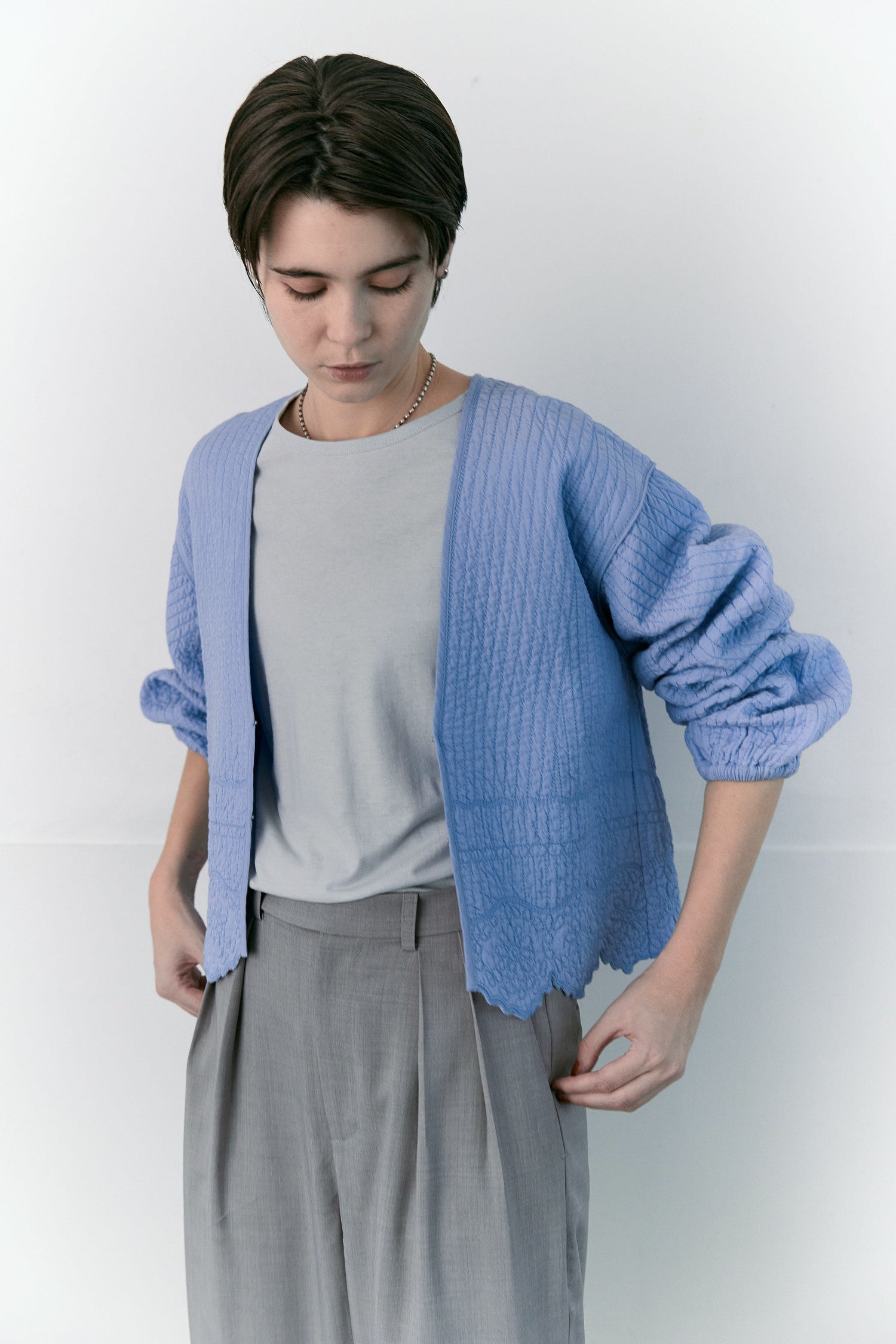 doux bleu　Boutis Stitch ショートボレロ　DB-2617-032