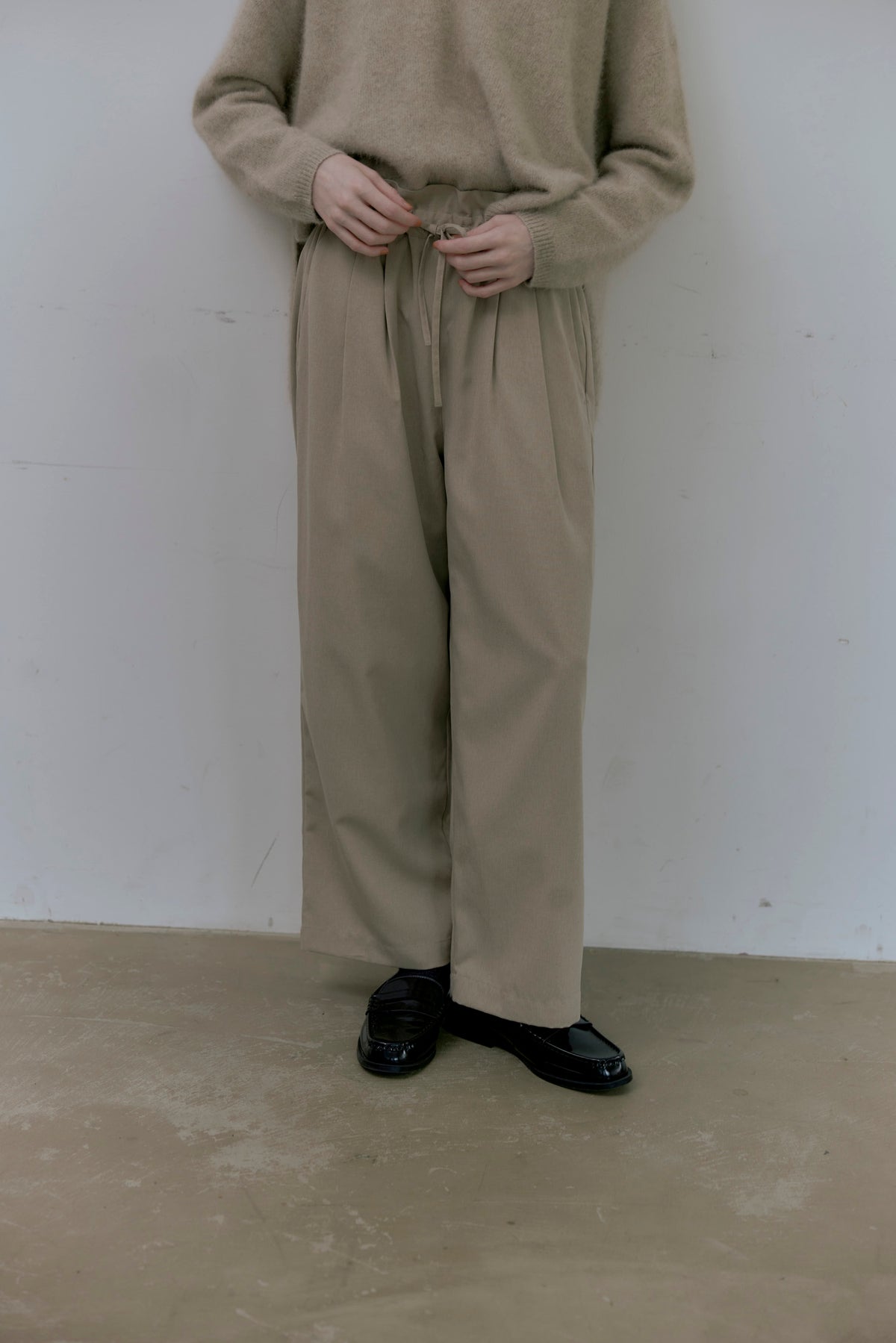 doux bleu　ワイドボリューム イージーパンツ　DB-2655-053