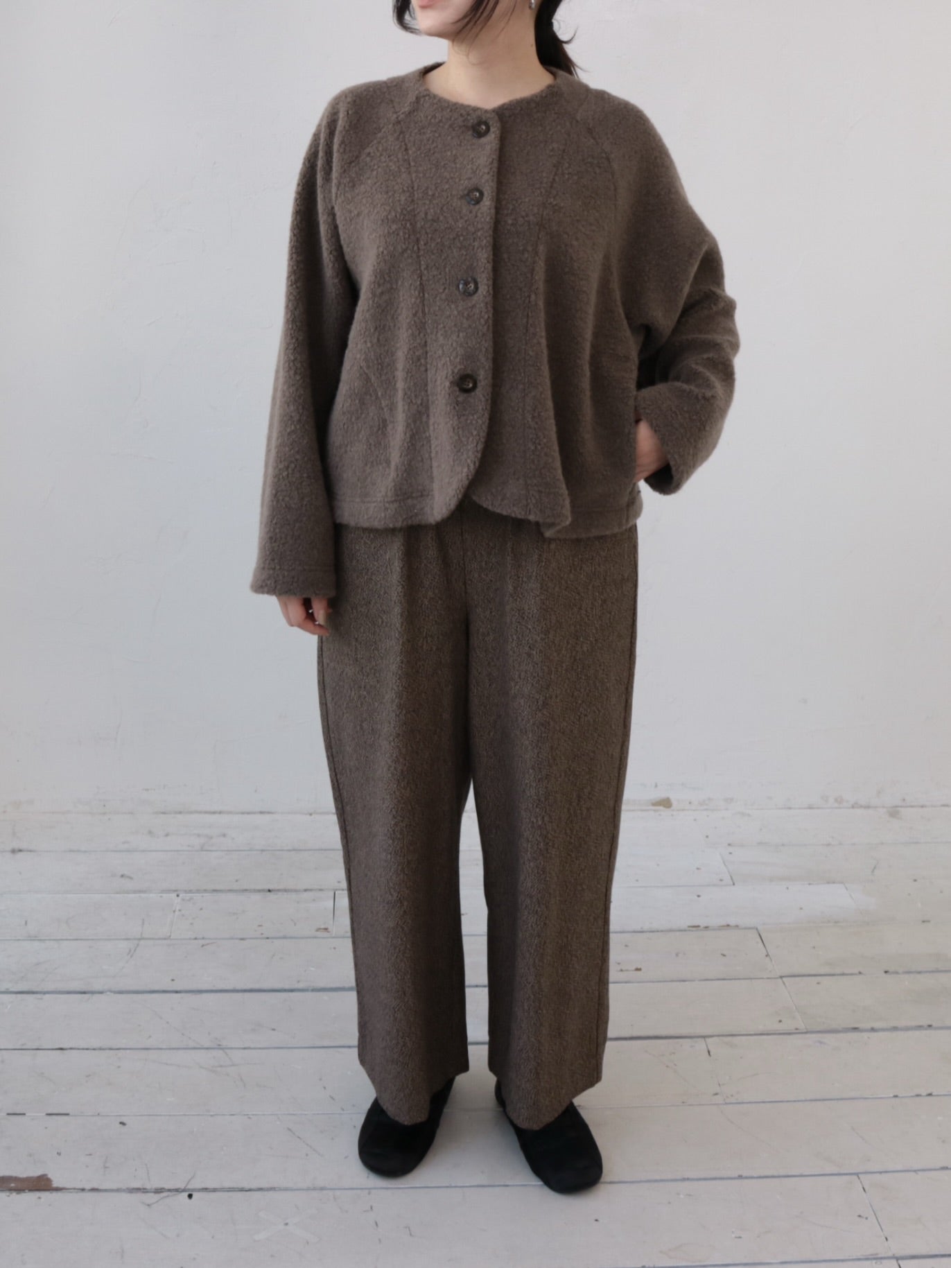 YARRA　三つ杢ツイルストレートパンツ　YR-1555-252