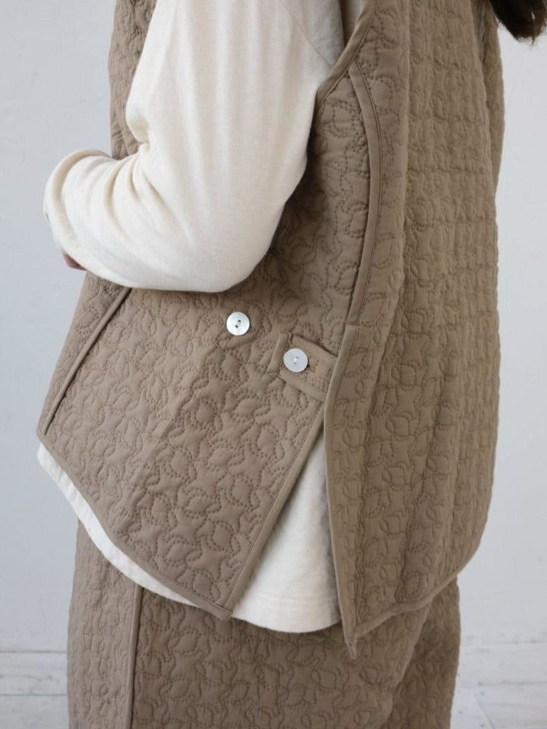 YARRA　INDIAキルティングベスト　YR-1558-270