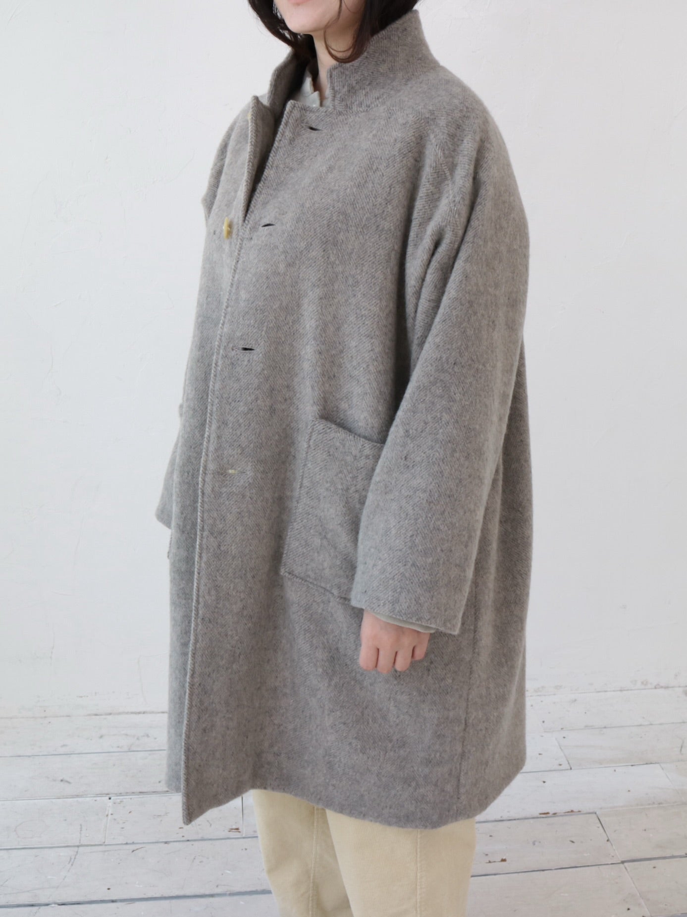 YARRA エコウールデザインスタンドコート YR-1557-275