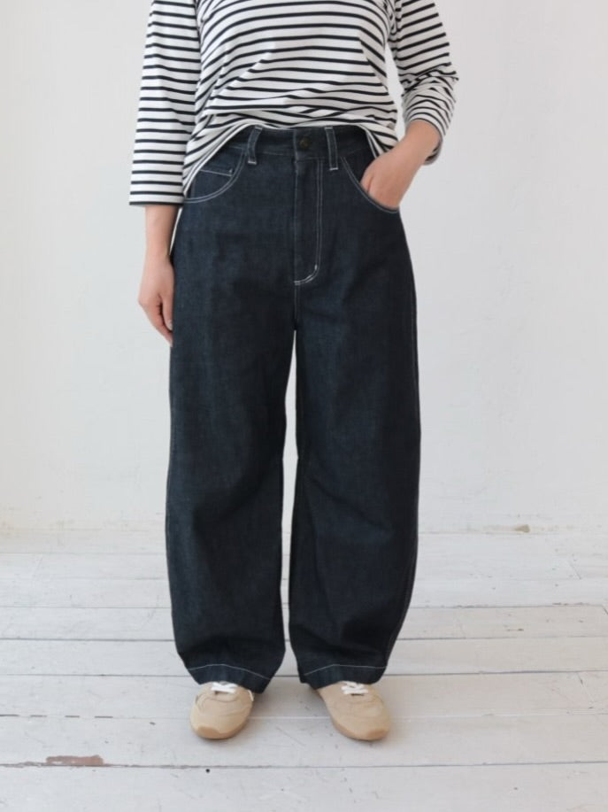 【ゆきふいるむ/yukiさん着用アイテム】YARRA NEU　10ozJAPANカーブデニムパンツ　NU-5615-419