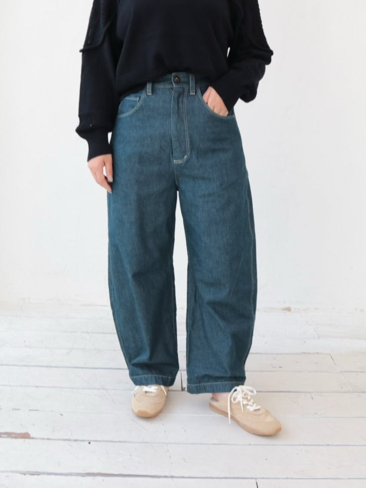 【ゆきふいるむ/yukiさん着用アイテム】YARRA NEU　10ozJAPANカーブデニムパンツ　NU-5615-419
