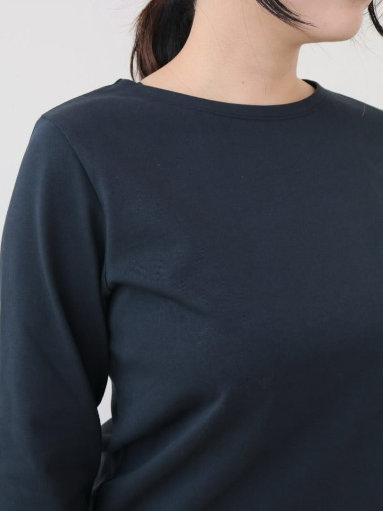 YARRA NEU　高機能コットン7分袖Tシャツ（無地）　NU-5611-403