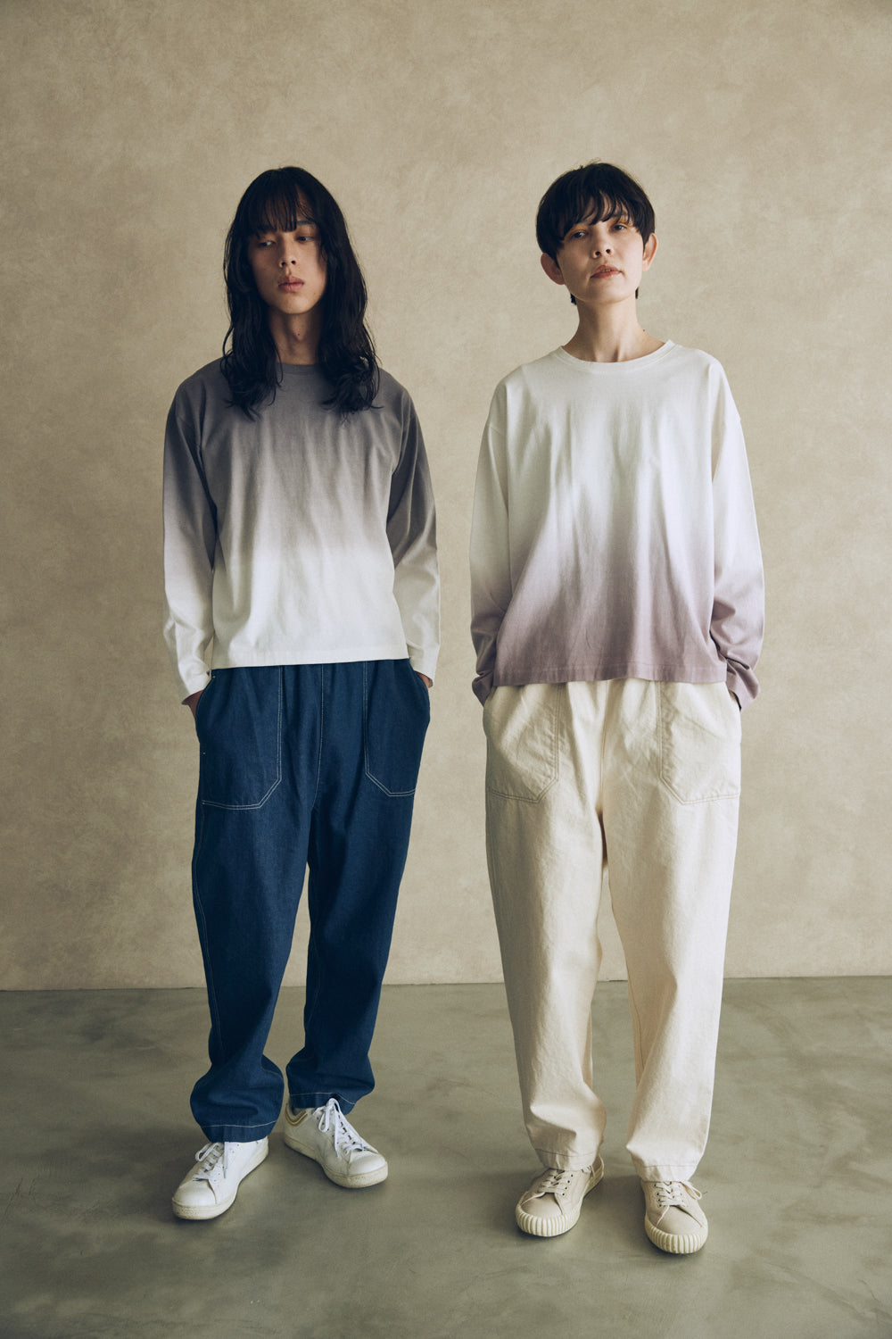 YARRA NEU　12OZムラ糸デニムイージーパンツ　NU-5545-412