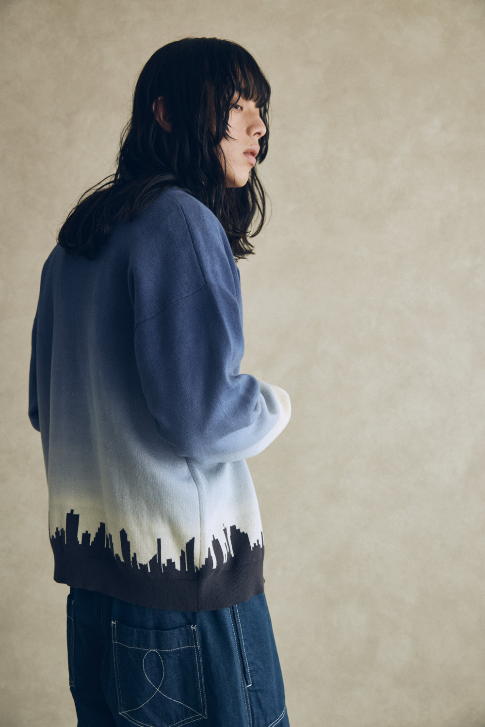 YARRA NEU　YOIYAMIコットンニットカーディガン　NU-5542-405