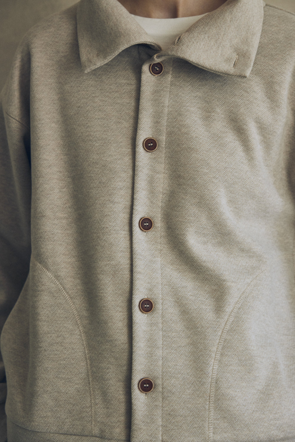 YARRA NEU　W混釦ダウンカットブルゾン　NU-5551-417