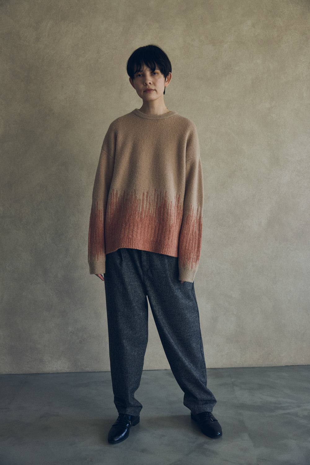 YARRA NEU　コンビJQDニットプルオーバー　NU-5552-421